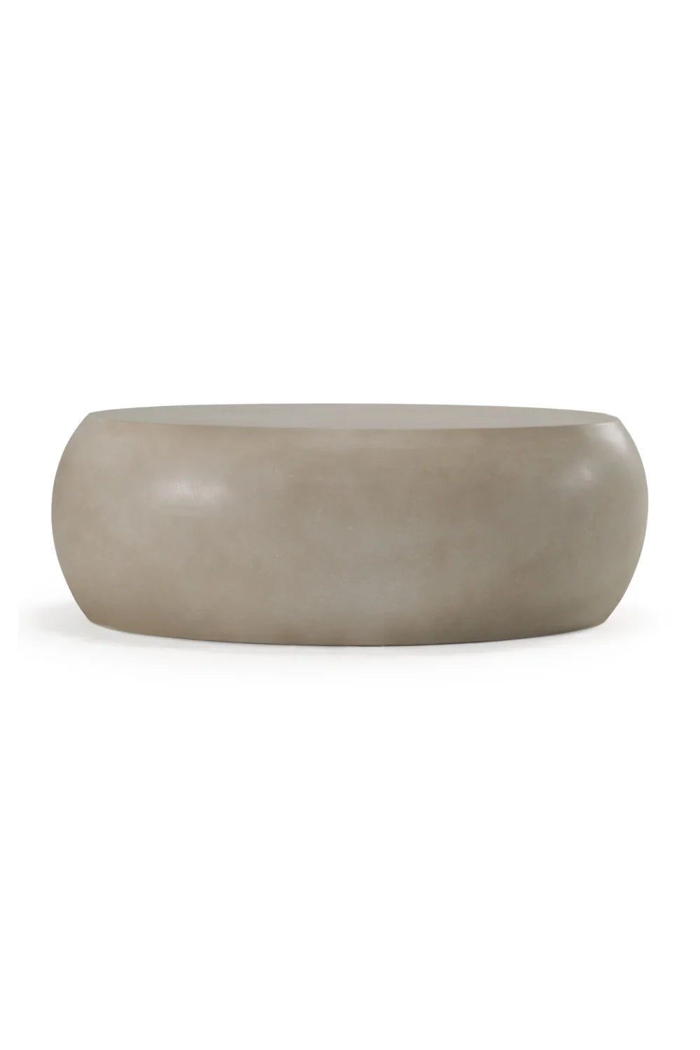 Luxury Denny Oval Concrete Coffee Table Modern Italian Style for Villa