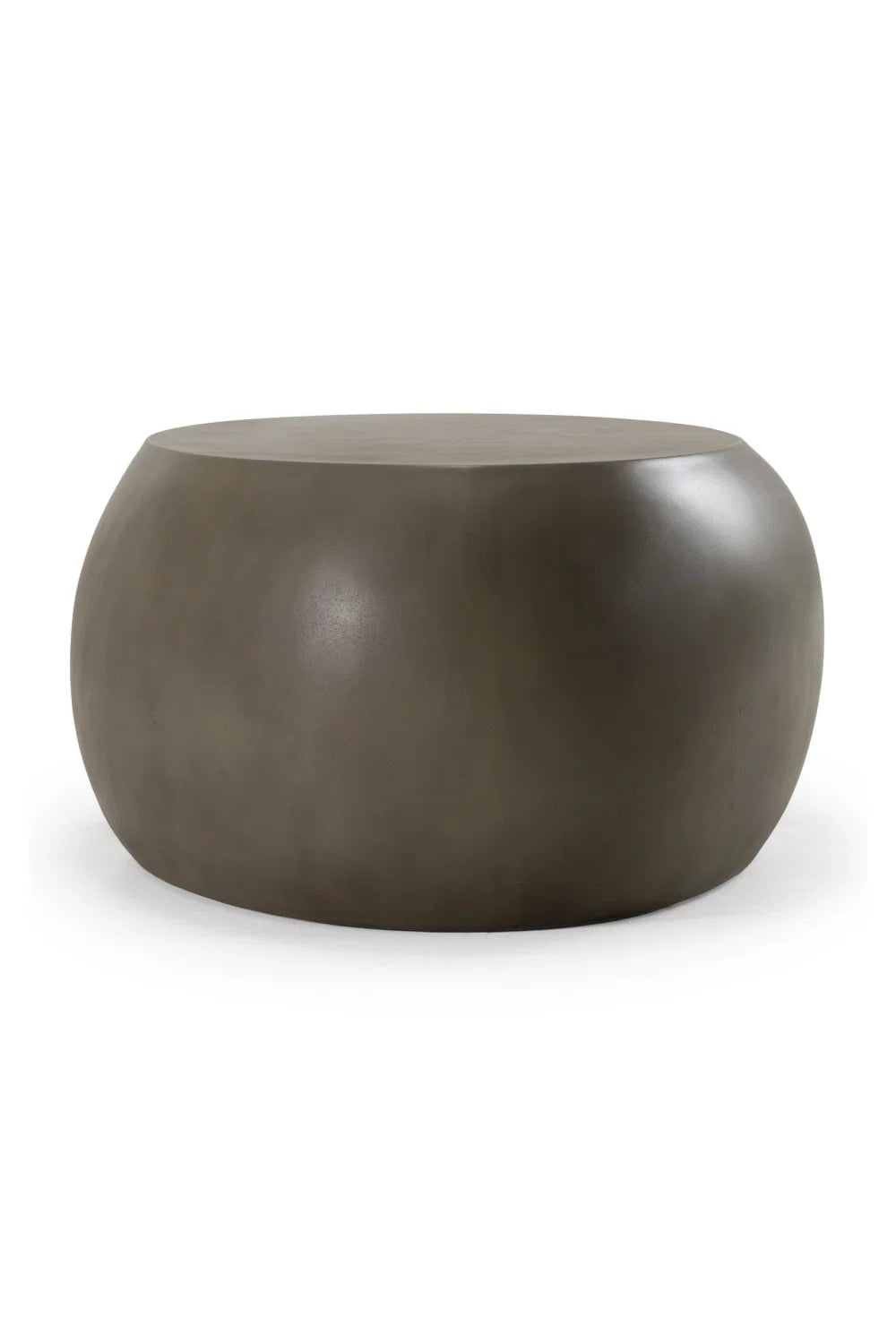 Luxury Denny Oval Concrete Coffee Table Modern Italian Style for Villa