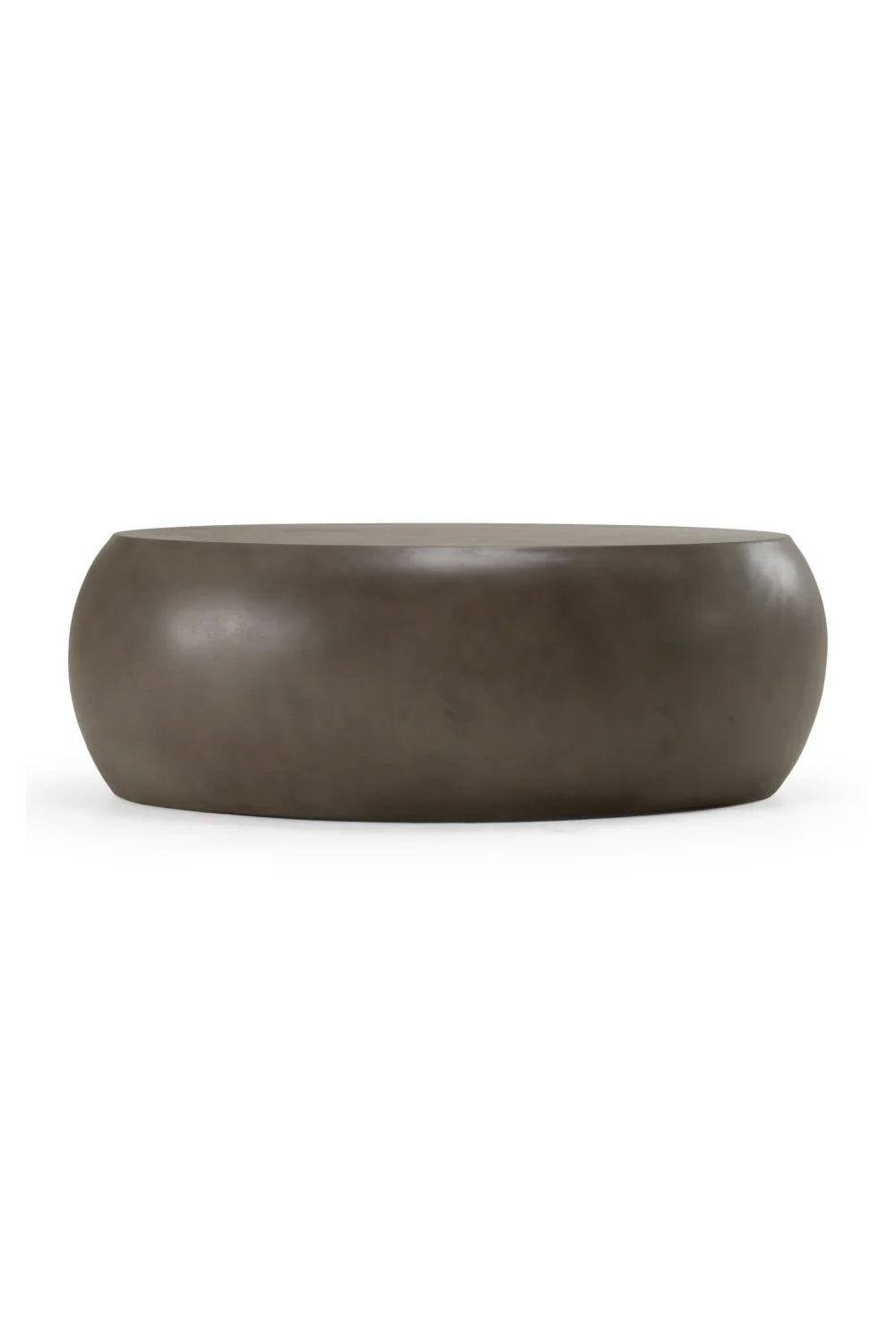 Luxury Denny Oval Concrete Coffee Table Modern Italian Style for Villa