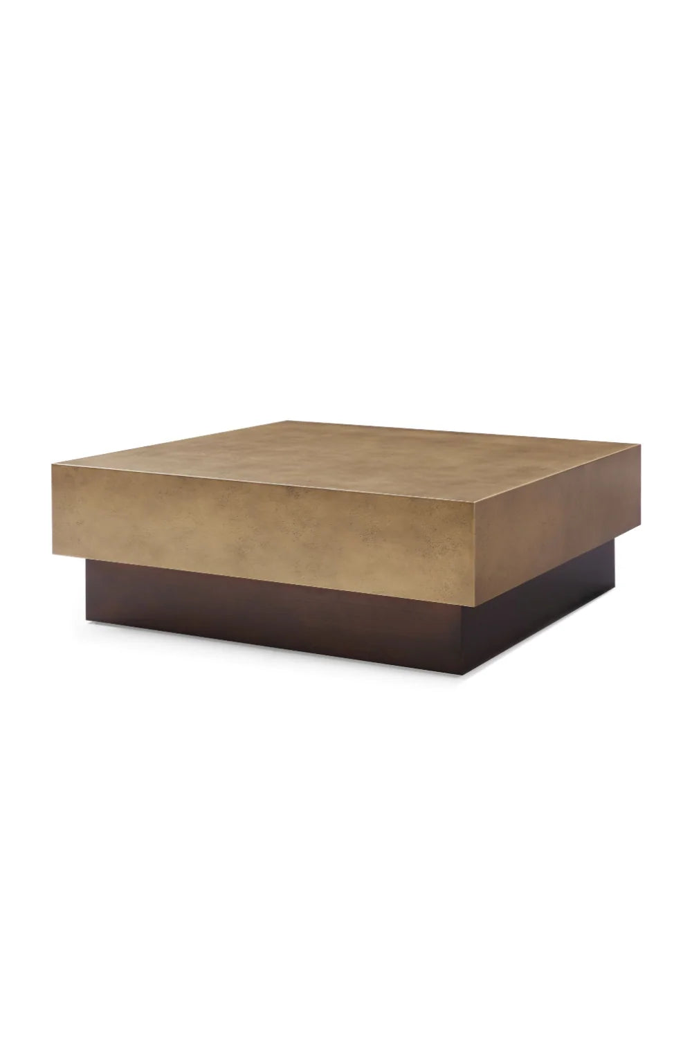 Luxury Derek Antique Copper Square Coffee Table Modern Italian Style for Villa