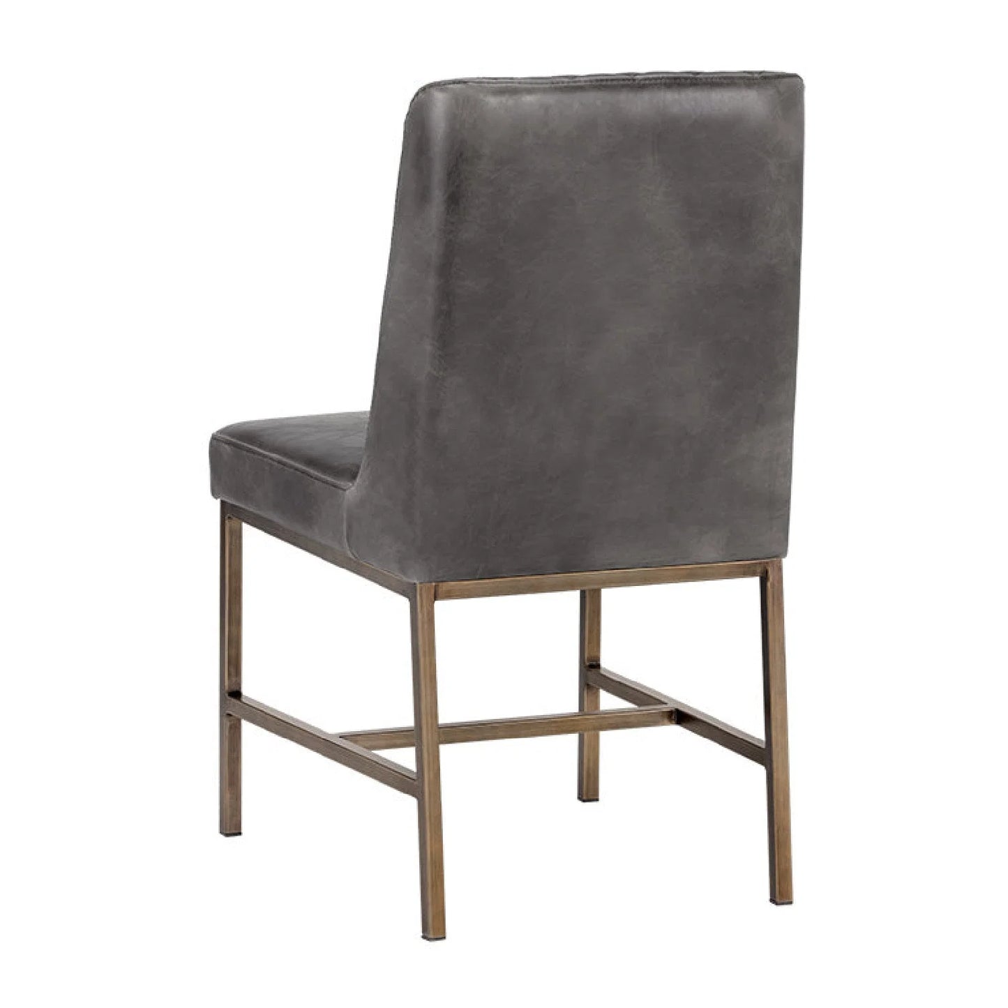 Luxury Diamond Stitched Modern Dining Chair European Style for Villa