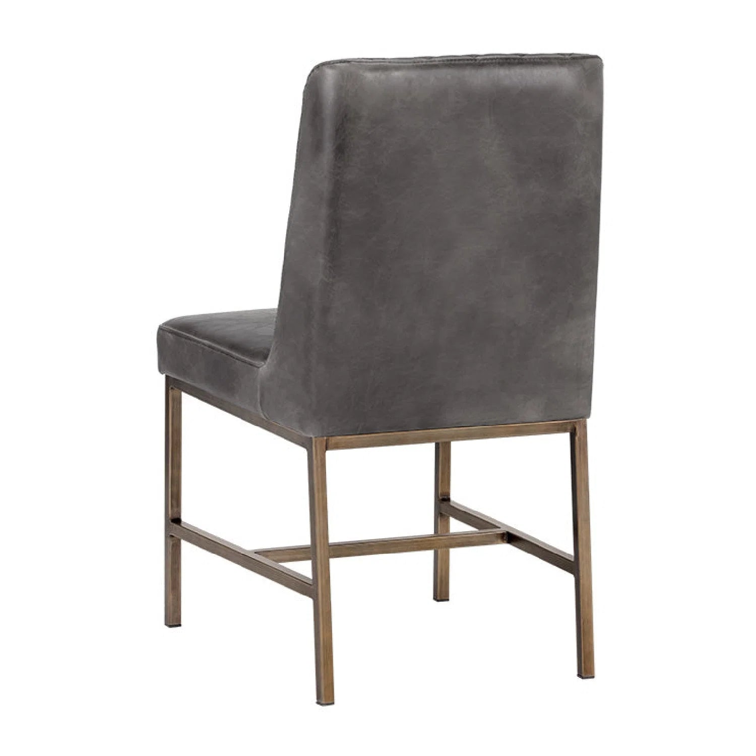 Luxury Diamond Stitched Modern Dining Chair European Style for Villa