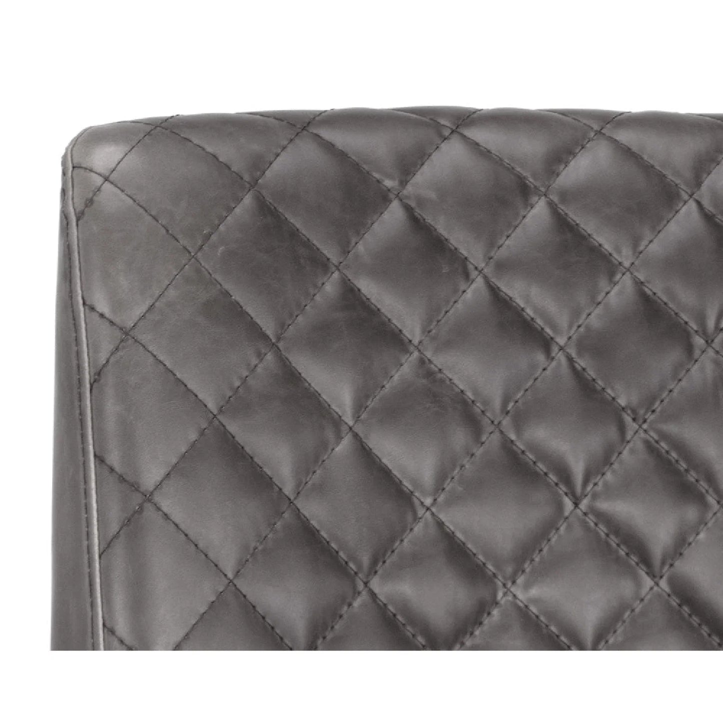 Luxury Diamond Stitched Modern Dining Chair European Style for Villa