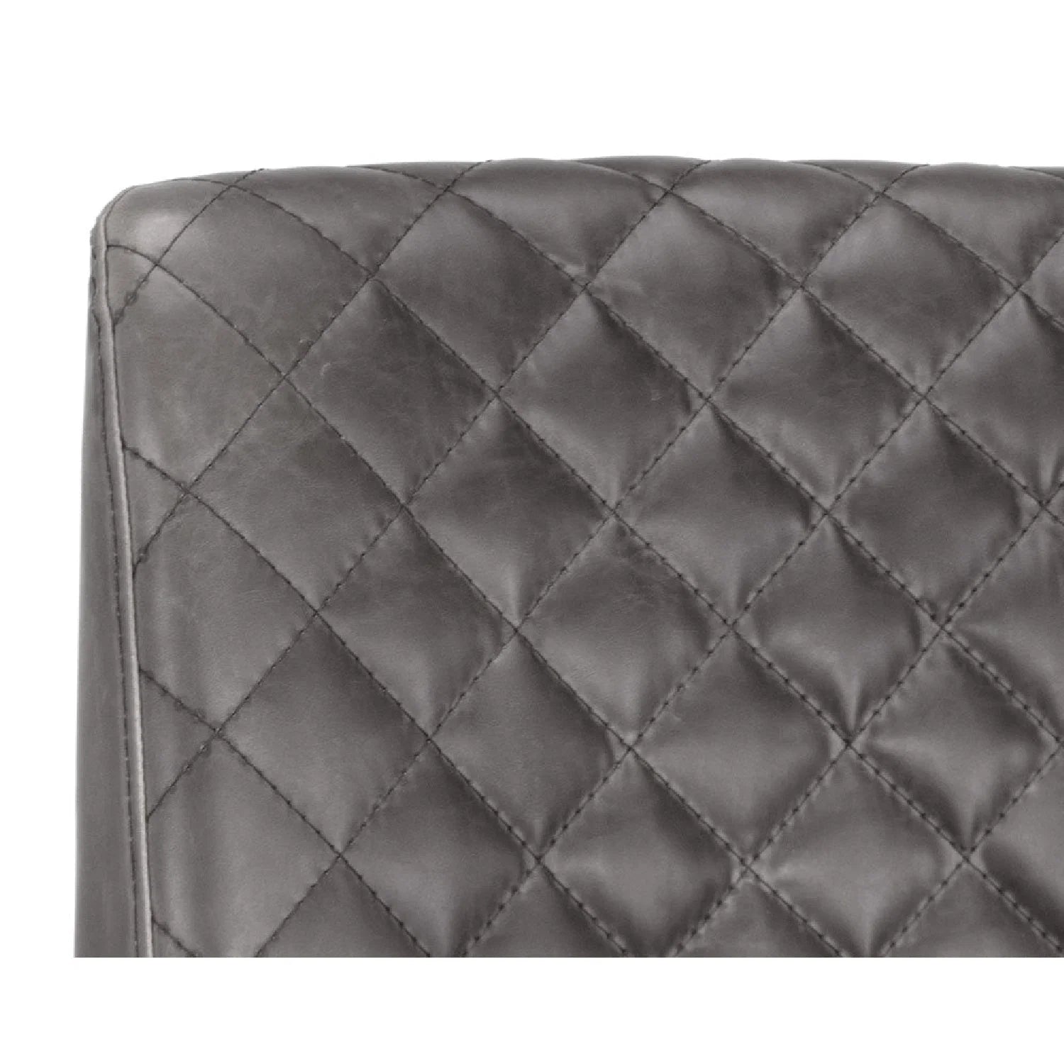 Luxury Diamond Stitched Modern Dining Chair European Style for Villa