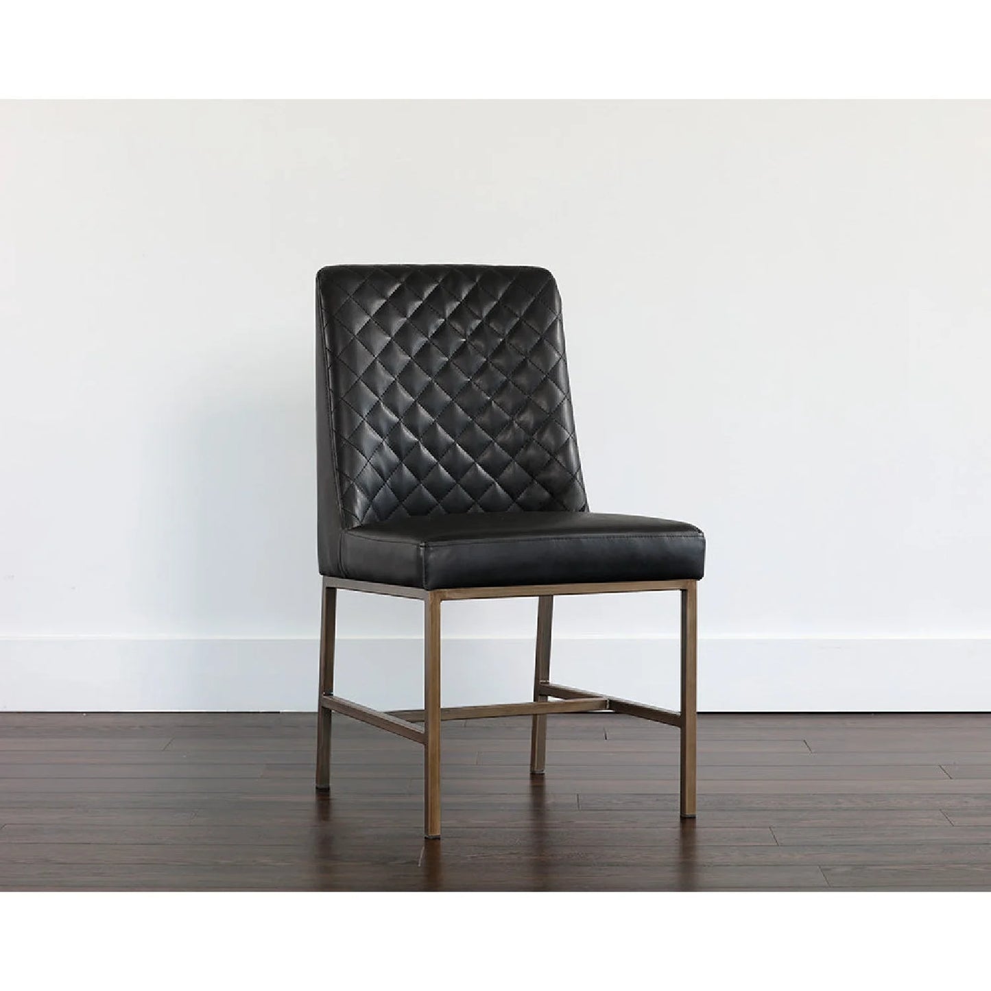 Luxury Diamond Stitched Modern Dining Chair European Style for Villa