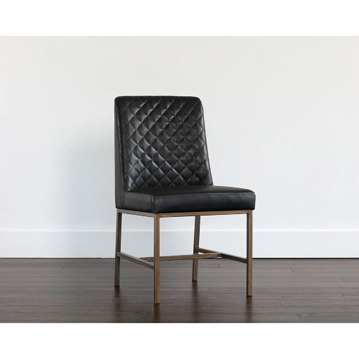 Luxury Diamond Stitched Modern Dining Chair European Style for Villa