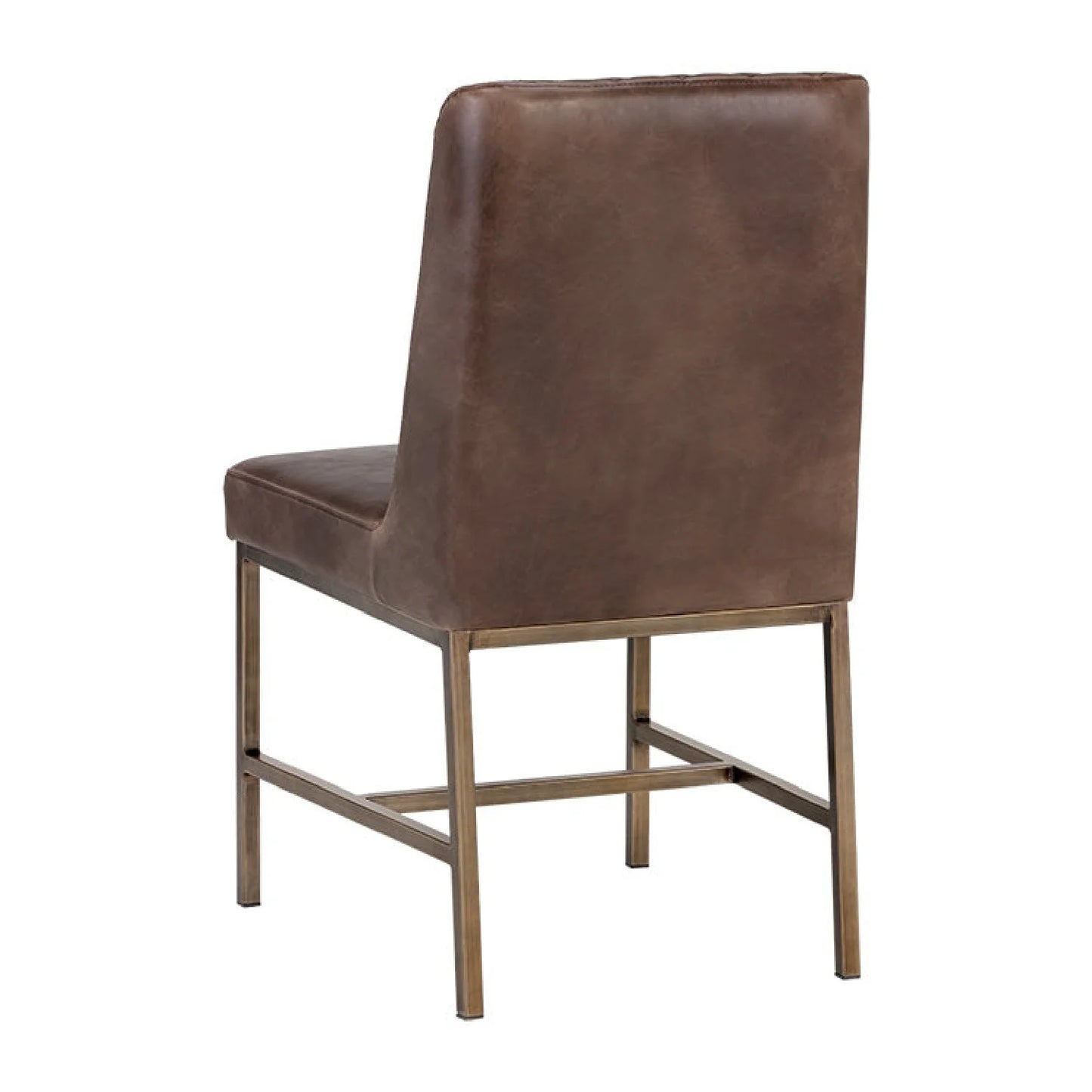 Luxury Diamond Stitched Modern Dining Chair European Style for Villa