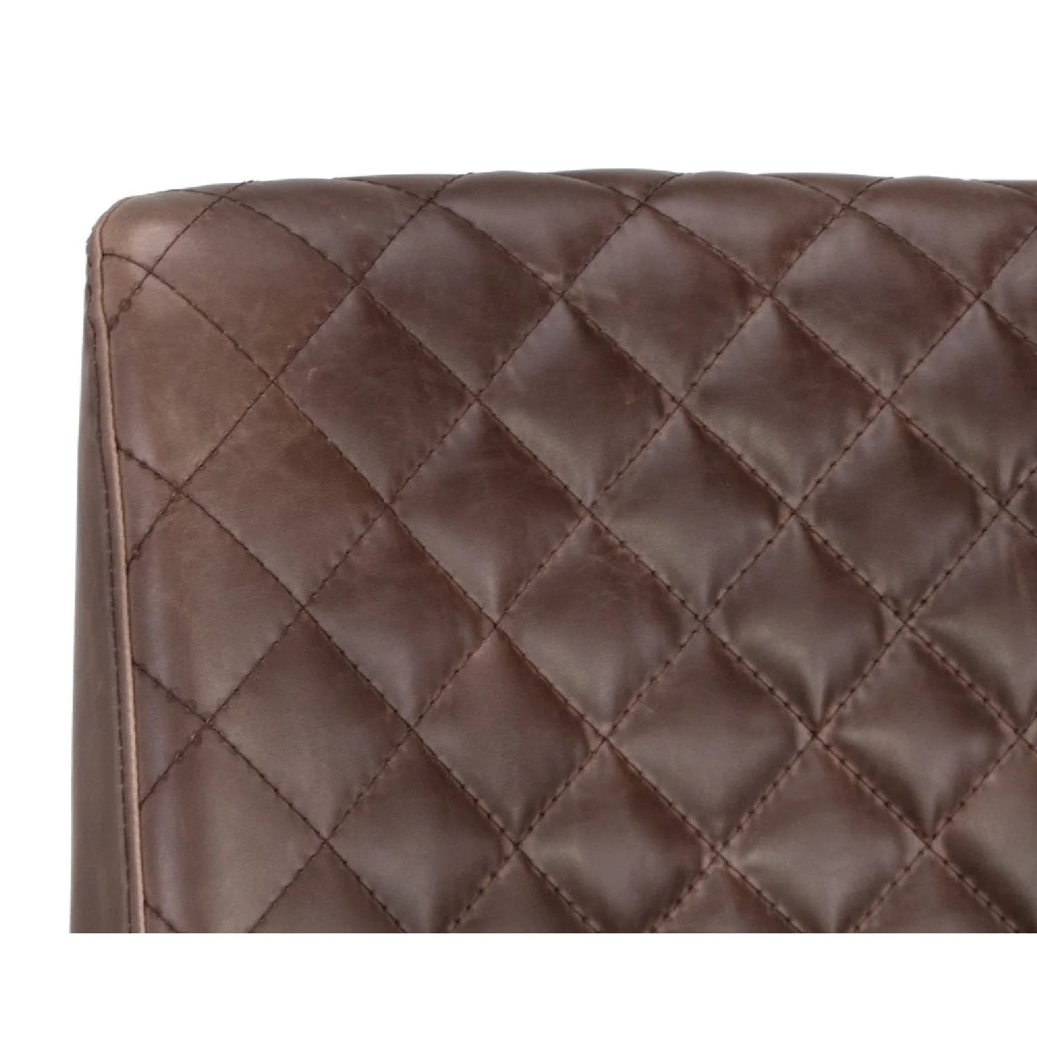 Luxury Diamond Stitched Modern Dining Chair European Style for Villa