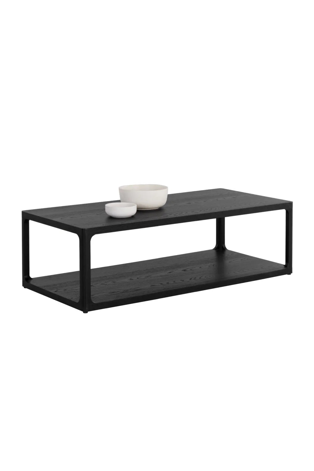 Luxury Doncaster Solid Oak Rectangular Coffee Table Modern Italian Style for Villa