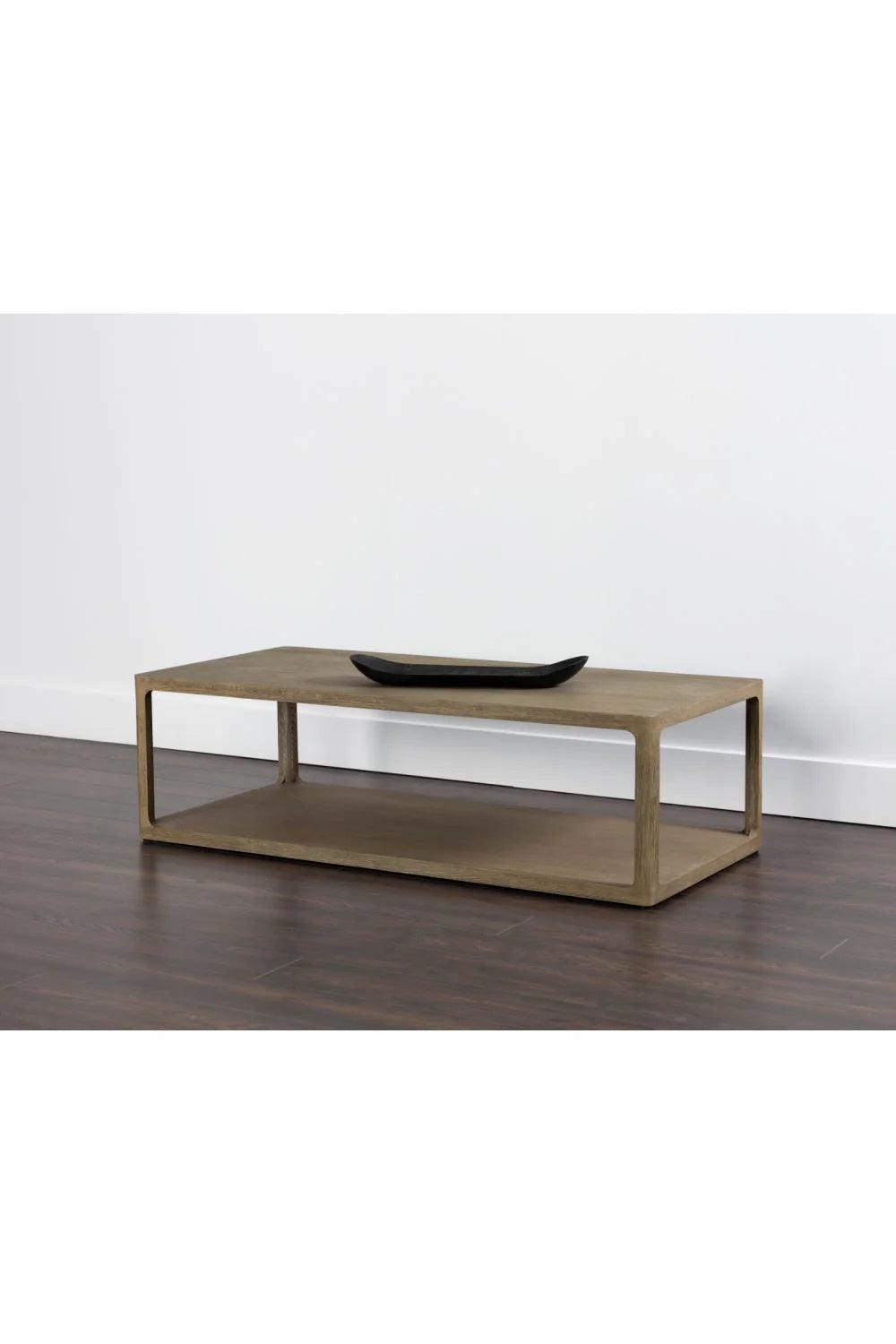 Luxury Doncaster Solid Oak Rectangular Coffee Table Modern Italian Style for Villa