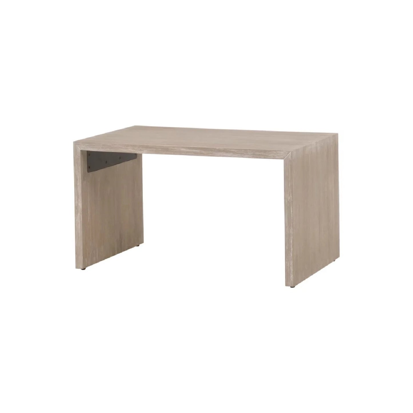 Luxury Dovetail Acacia Upholstered Rectangular Coffee Table Modern Italian Style for Villa
