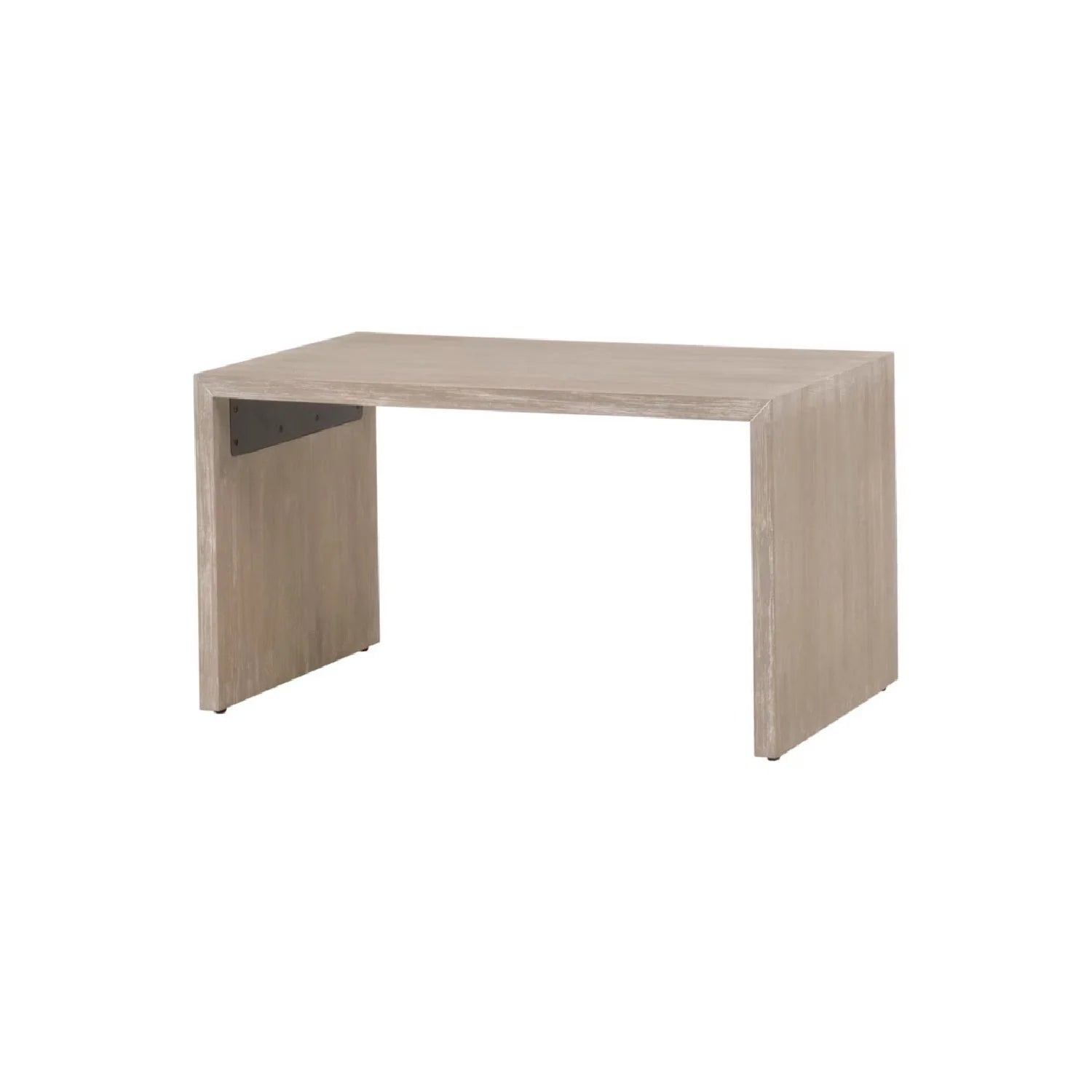 Luxury Dovetail Acacia Upholstered Rectangular Coffee Table Modern Italian Style for Villa