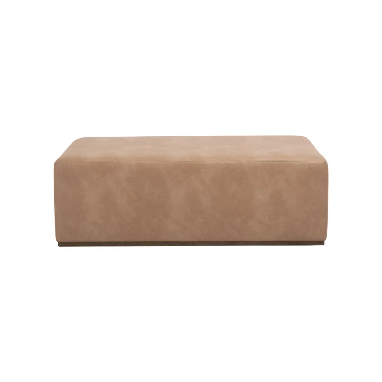 Luxury Dovetail Acacia Upholstered Rectangular Coffee Table Modern Italian Style for Villa