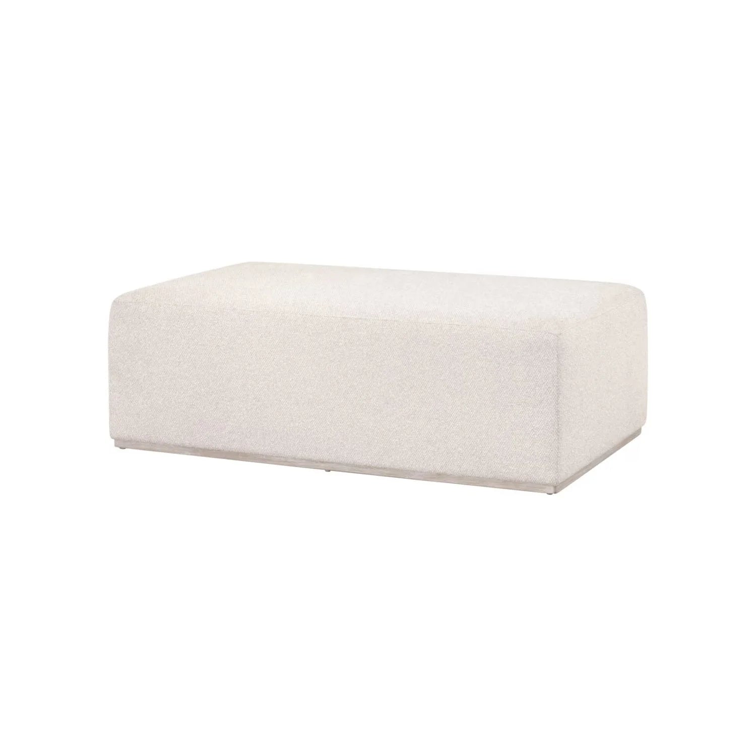 Luxury Dovetail Acacia Upholstered Rectangular Coffee Table Modern Italian Style for Villa