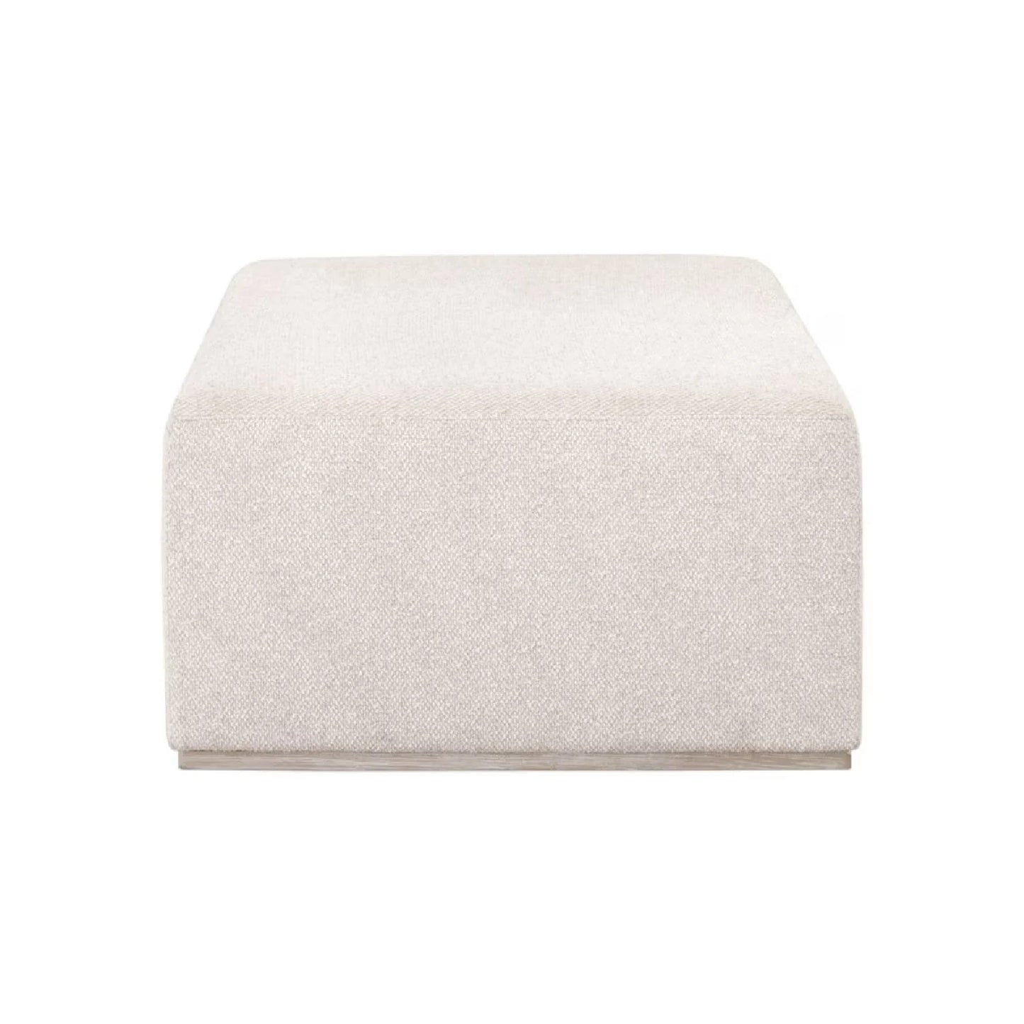 Luxury Dovetail Acacia Upholstered Rectangular Coffee Table Modern Italian Style for Villa