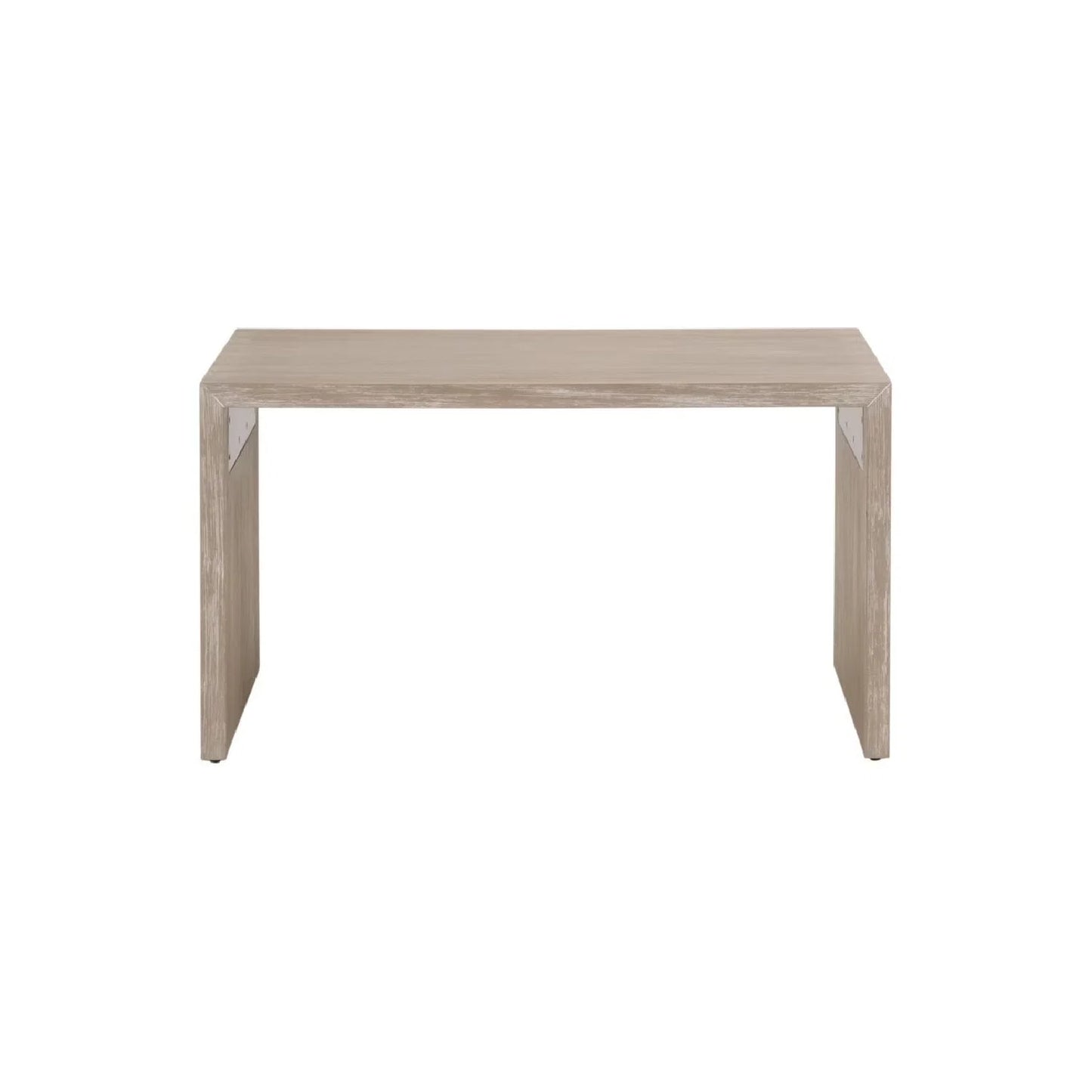 Luxury Dovetail Acacia Upholstered Rectangular Coffee Table Modern Italian Style for Villa