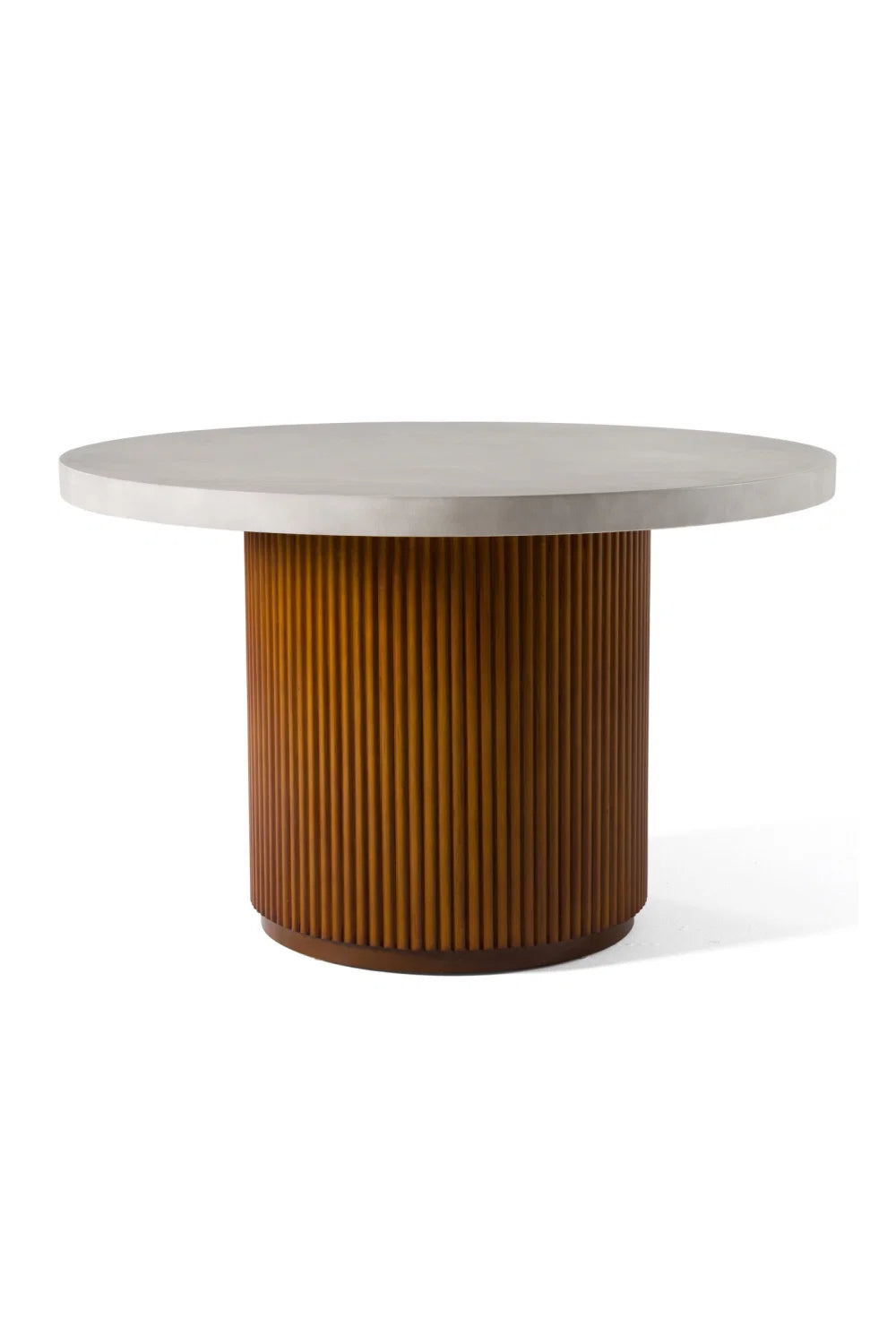 Luxury Duncan Fluted Dining Table Modern Italian Style for Villa