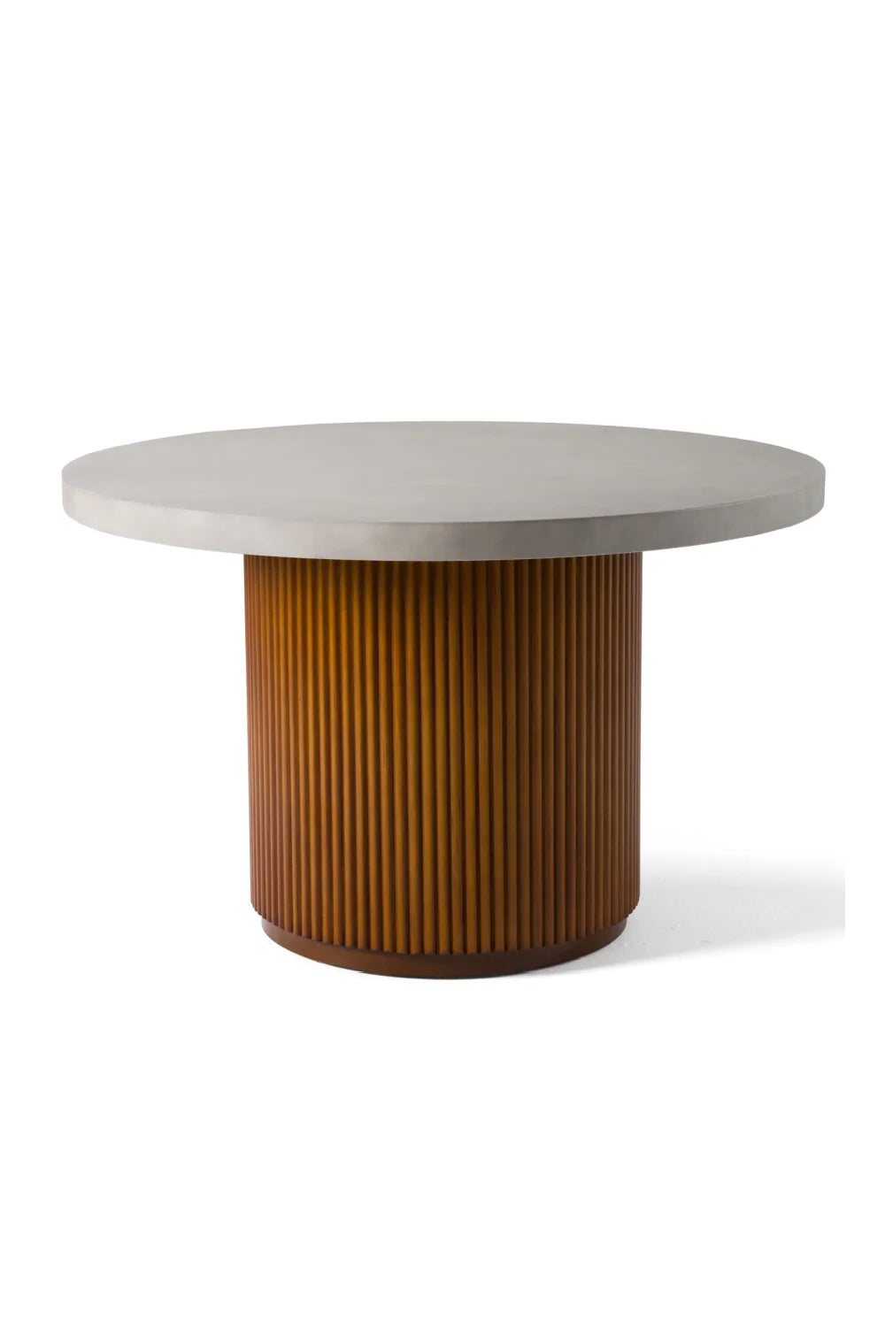 Luxury Duncan Fluted Dining Table Modern Italian Style for Villa