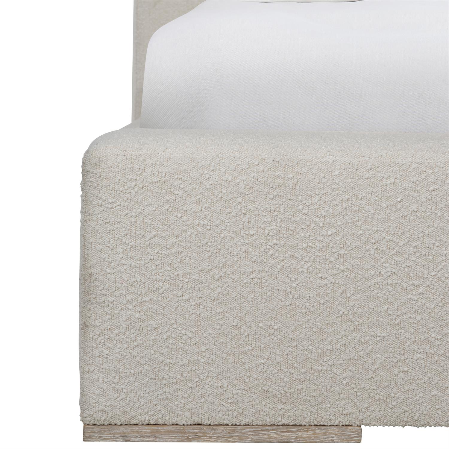 Luxury Dunhill Fabric Panel Bed Modern Italian Style for Villa