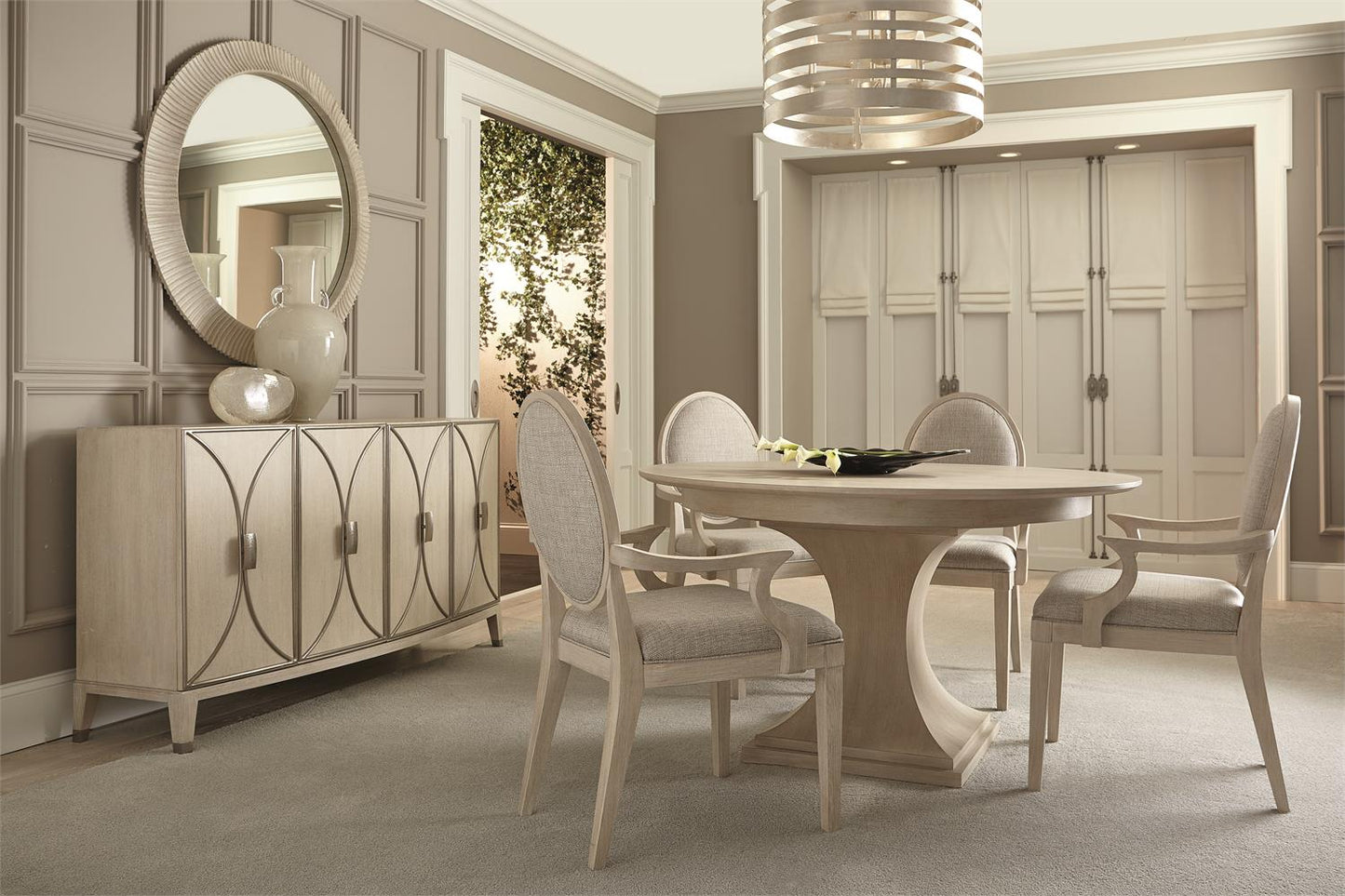 Luxury East Hampton Dining Table Modern Italian Style for Villa