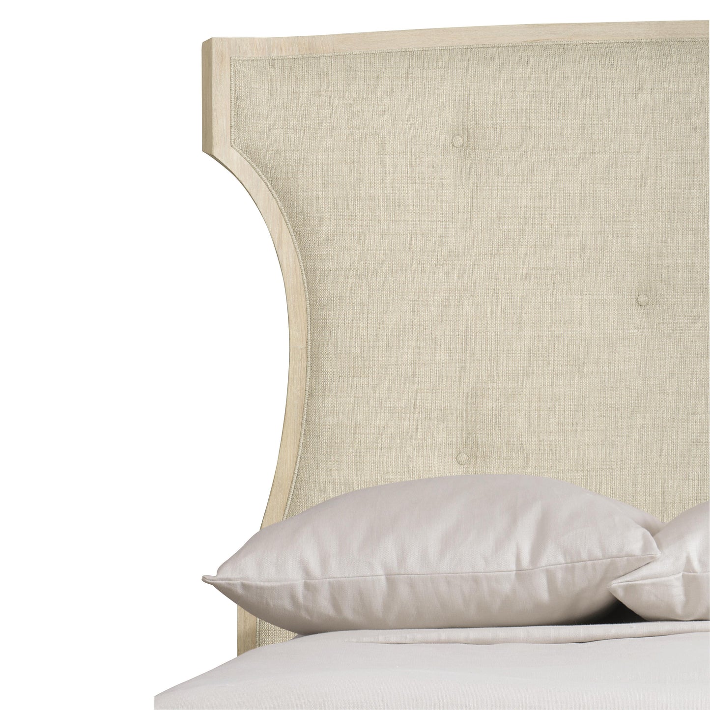 Luxury East Hampton Fabric Panel Bed Modern Italian Style for Villa