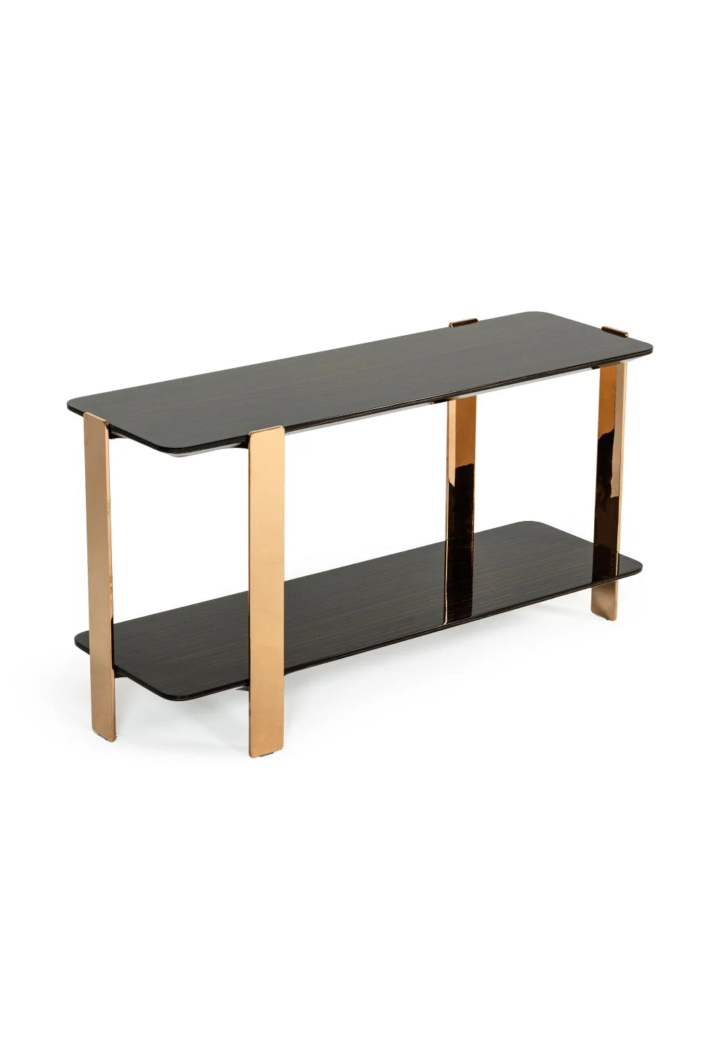 Luxury Ebony Console Table Modern Italian Style for Villa