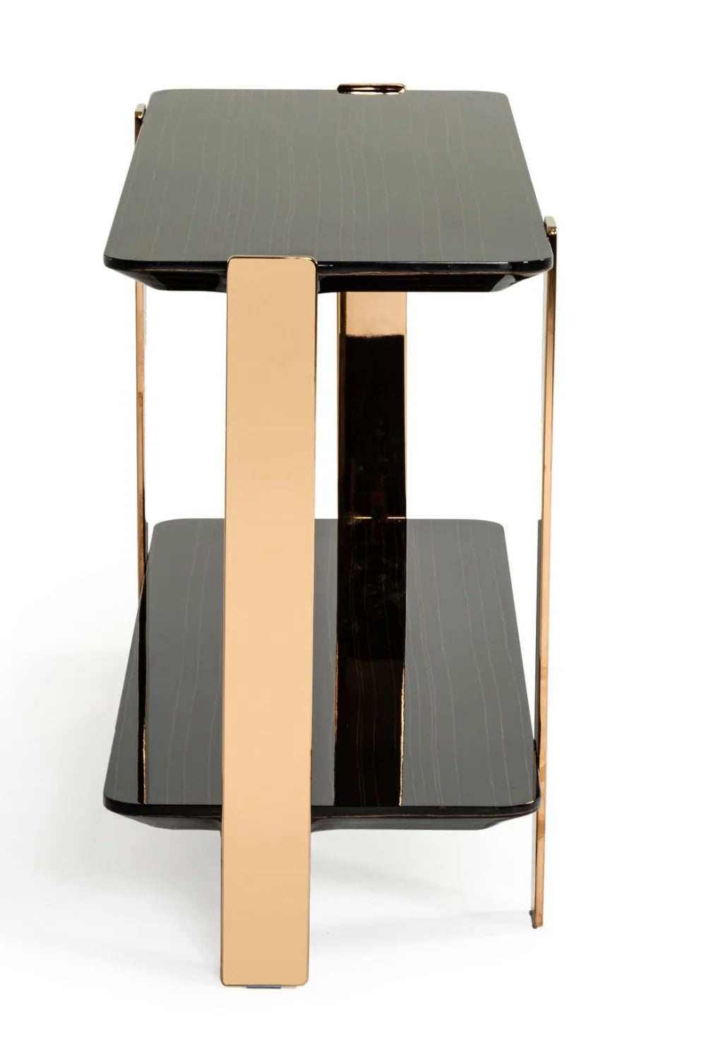 Luxury Ebony Console Table Modern Italian Style for Villa
