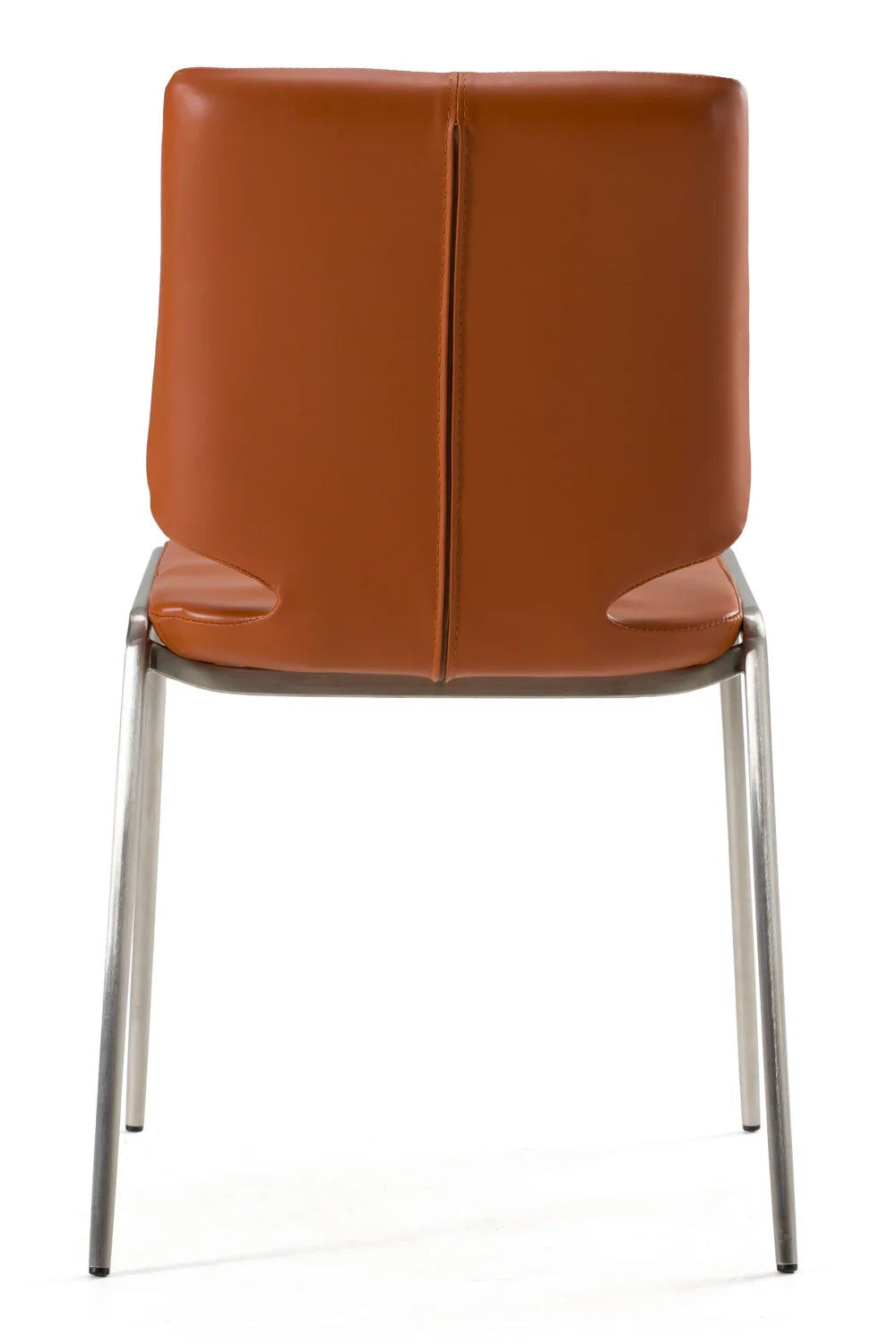 Luxury Eco-Leather Stackable Dining Chairs European Style for Villa