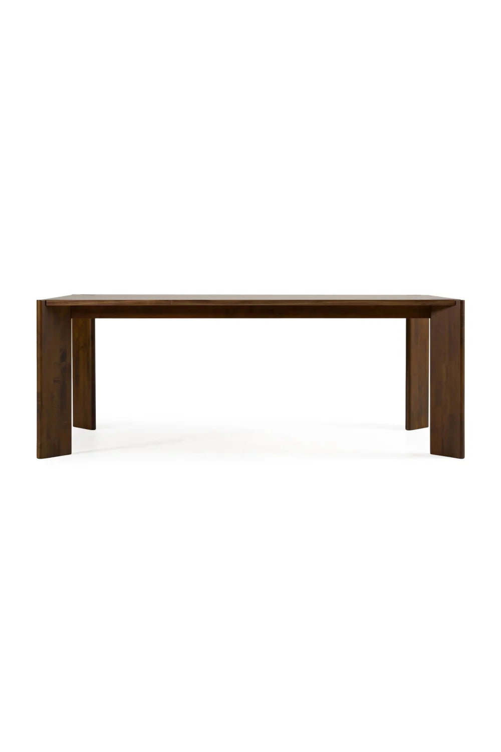 Luxury Edelman Walnut Rectangular Dining Table Modern Italian Style for Villa