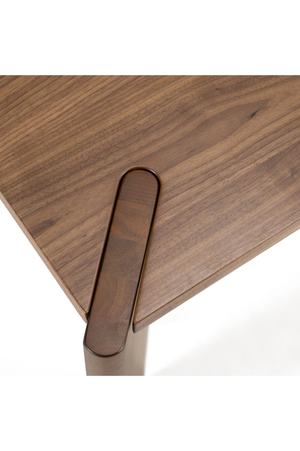 Luxury Edelman Walnut Rectangular Dining Table Modern Italian Style for Villa