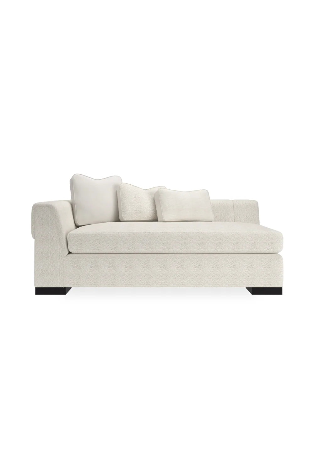 Luxury Edge White Sectional Sofa Modern Italian Style for Villa