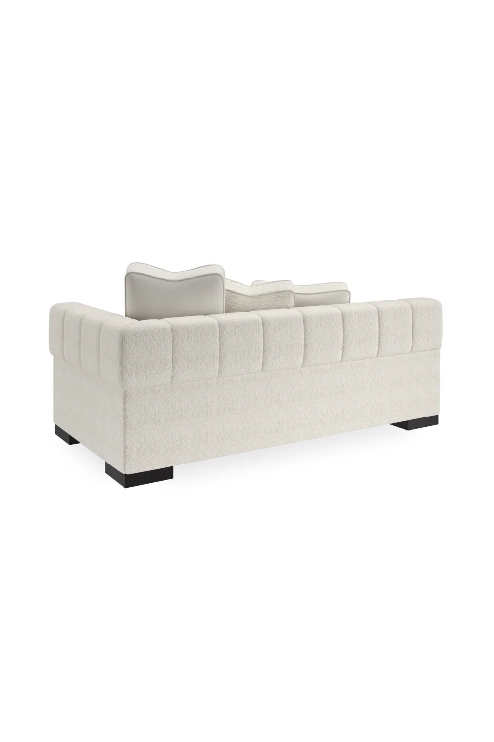 Luxury Edge White Sectional Sofa Modern Italian Style for Villa