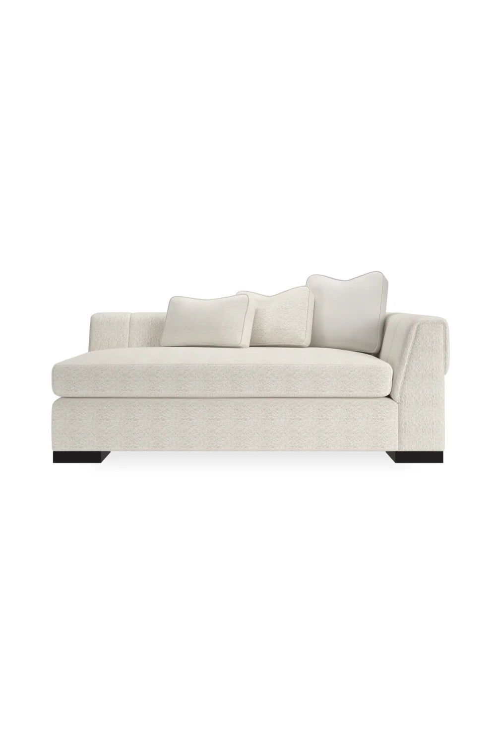 Luxury Edge White Sectional Sofa Modern Italian Style for Villa