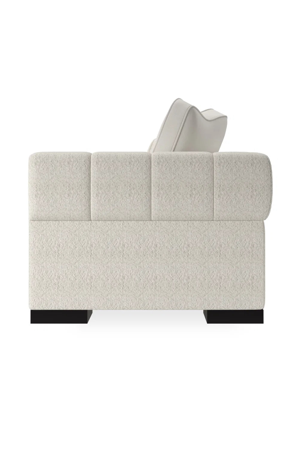 Luxury Edge White Sectional Sofa Modern Italian Style for Villa