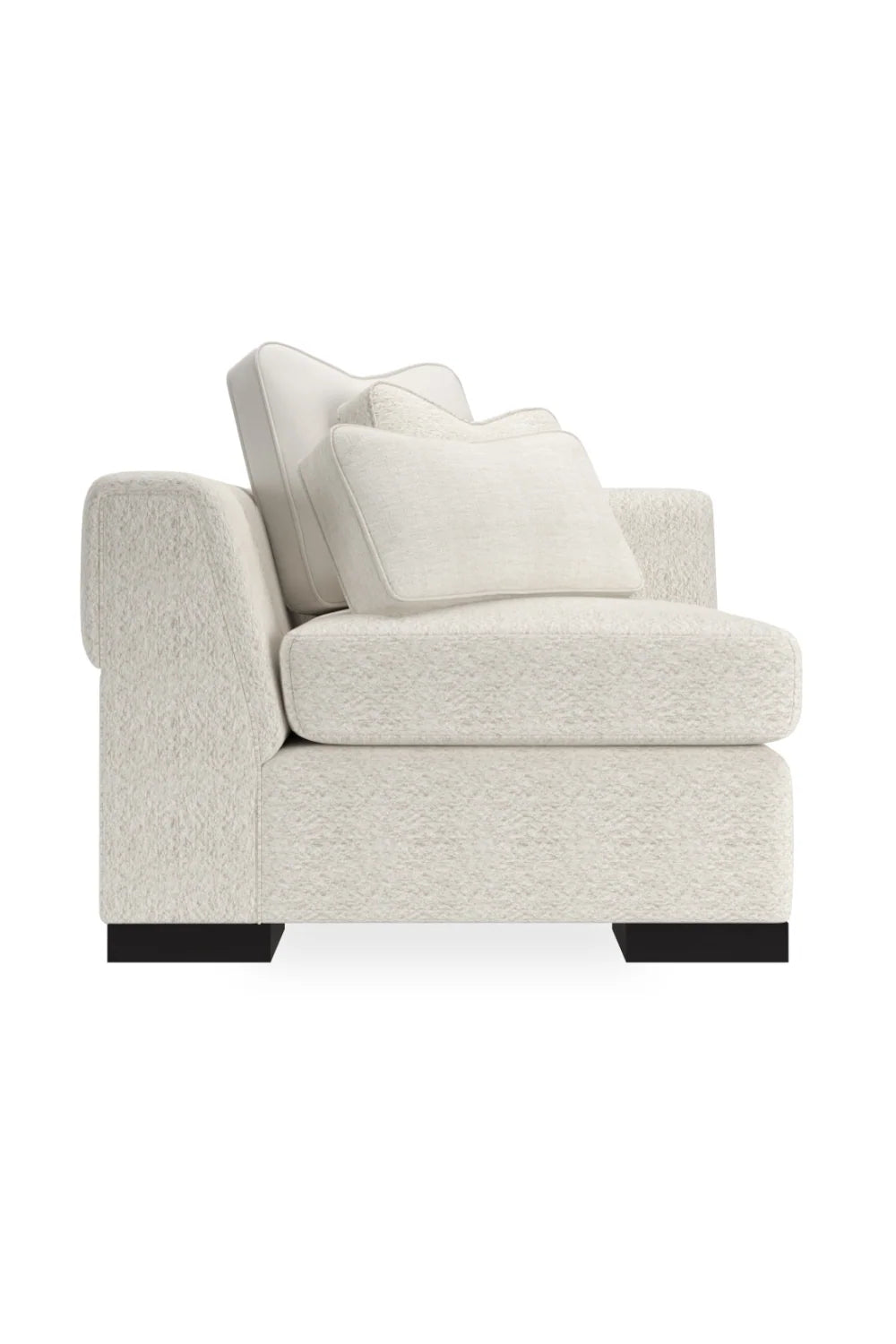 Luxury Edge White Sectional Sofa Modern Italian Style for Villa