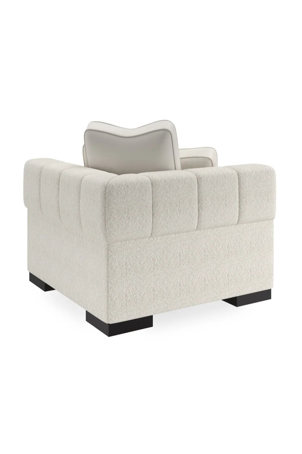 Luxury Edge White Sectional Sofa Modern Italian Style for Villa