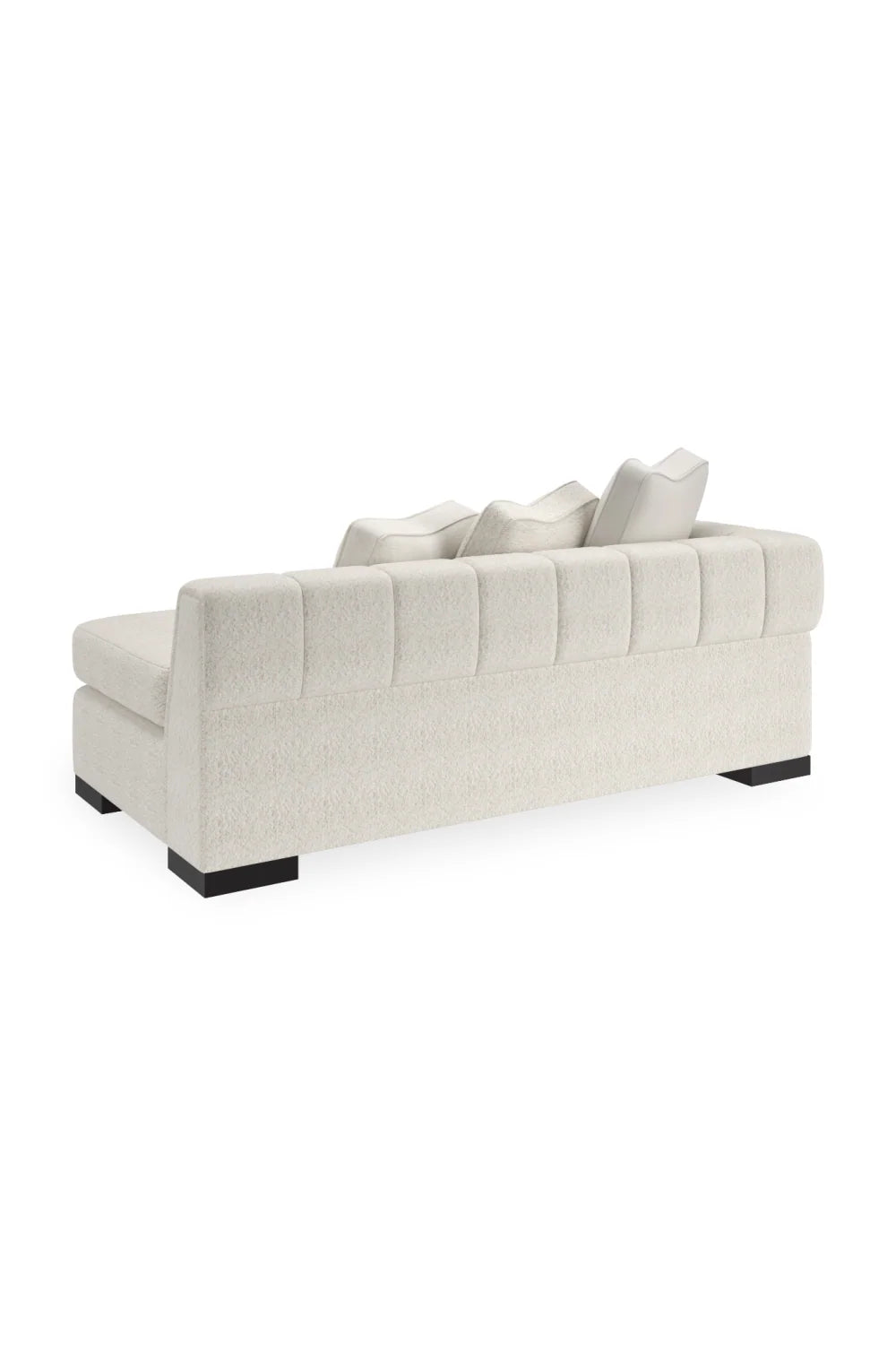 Luxury Edge White Sectional Sofa Modern Italian Style for Villa