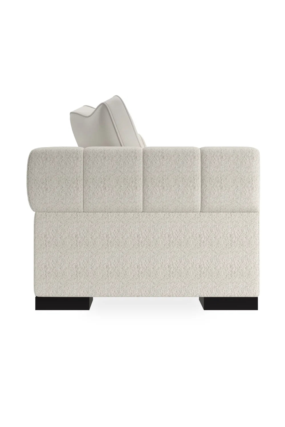 Luxury Edge White Sectional Sofa Modern Italian Style for Villa