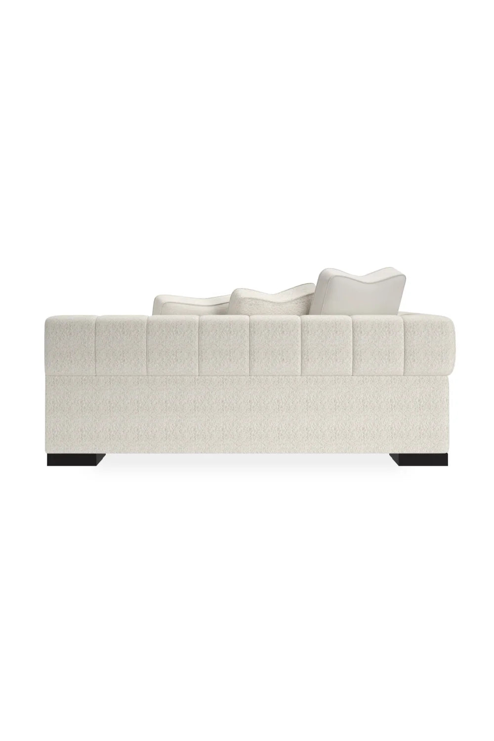 Luxury Edge White Sectional Sofa Modern Italian Style for Villa