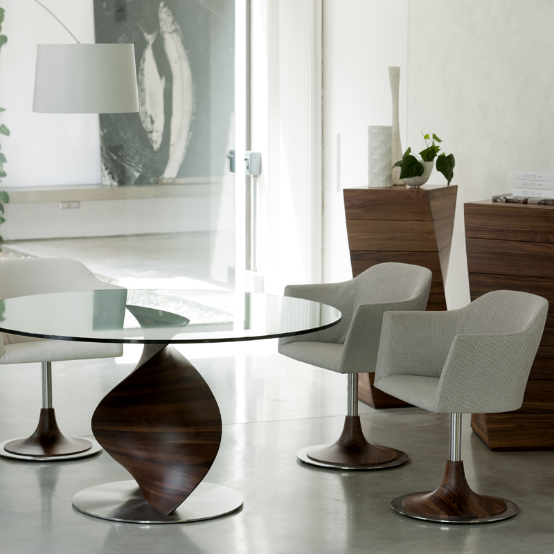 Luxury Elika Dining Table Modern Italian Style for Villa