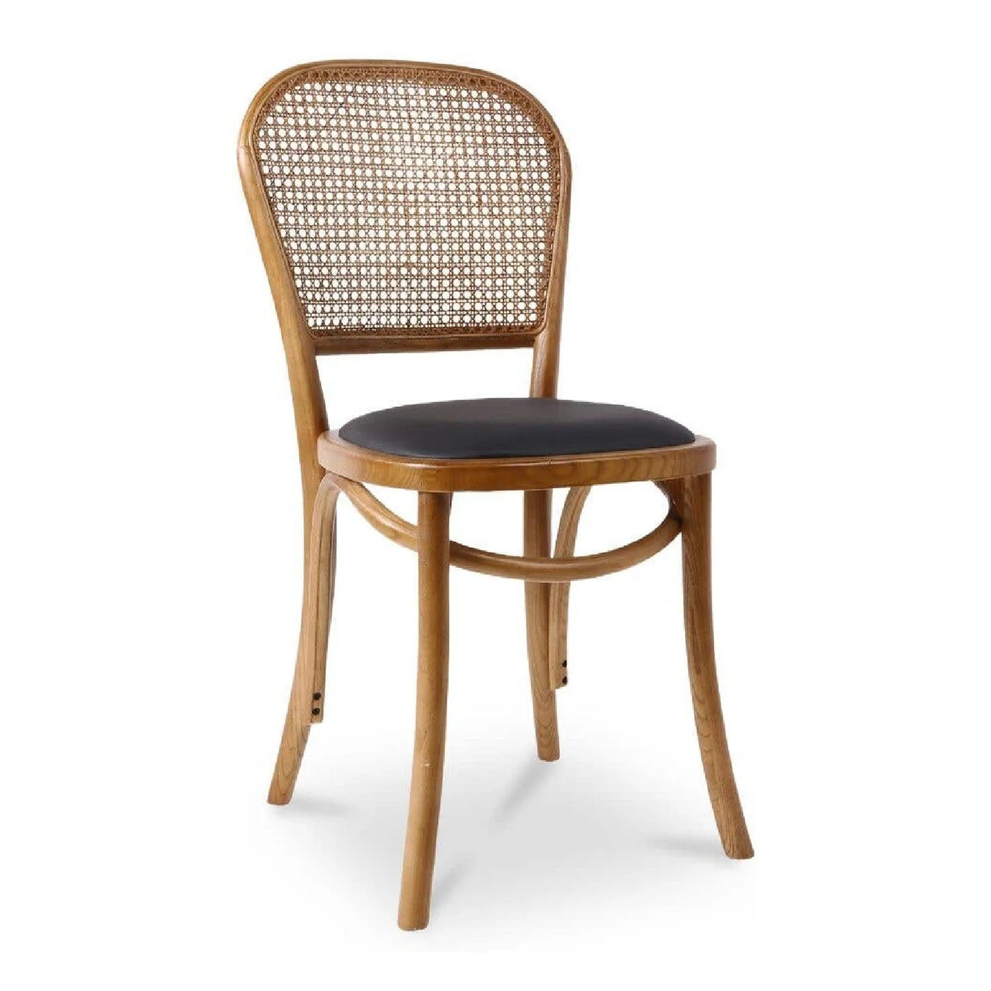 Luxury Elm Rattan Modern Dining Chair European Style for Villa