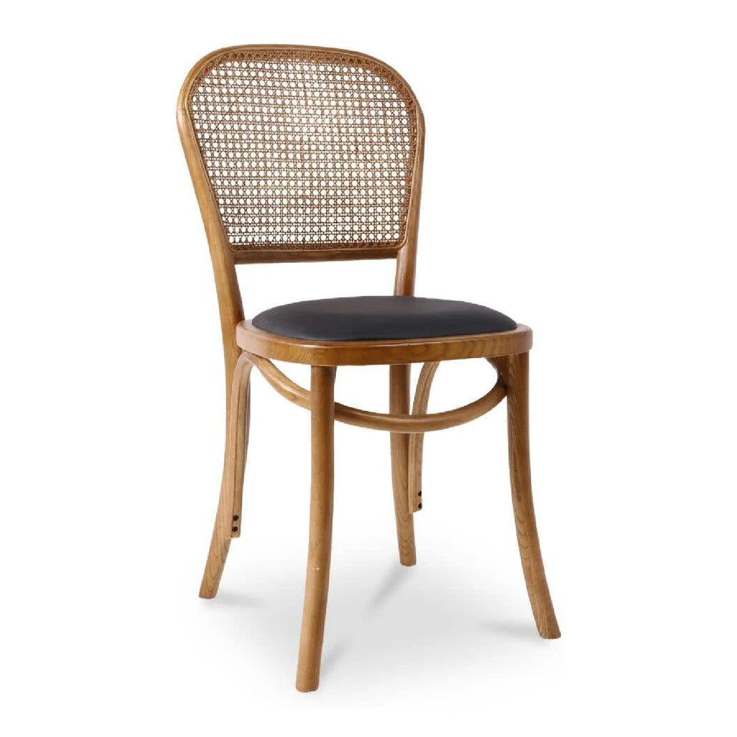 Luxury Elm Rattan Modern Dining Chair European Style for Villa