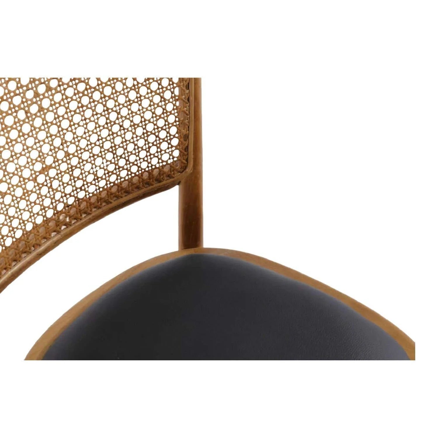 Luxury Elm Rattan Modern Dining Chair European Style for Villa