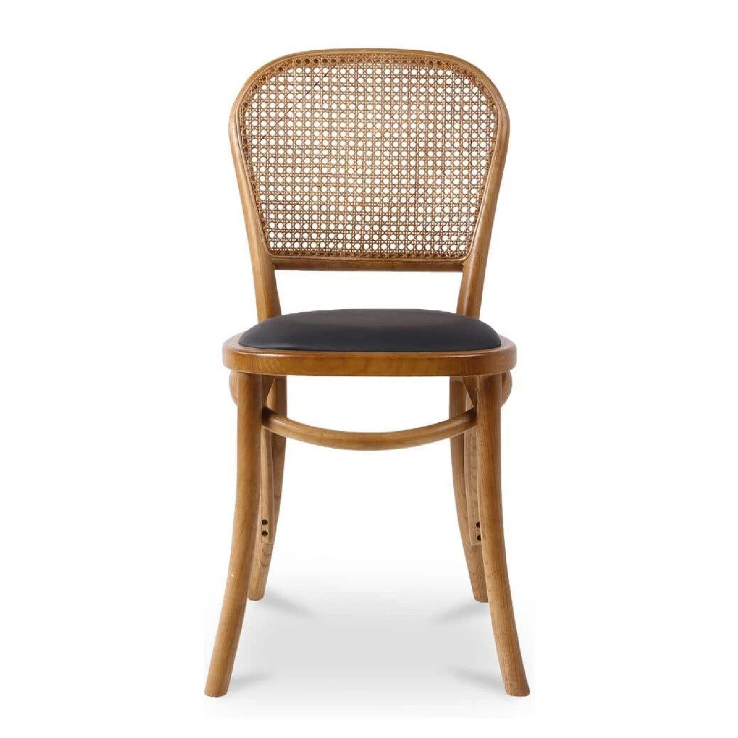 Luxury Elm Rattan Modern Dining Chair European Style for Villa