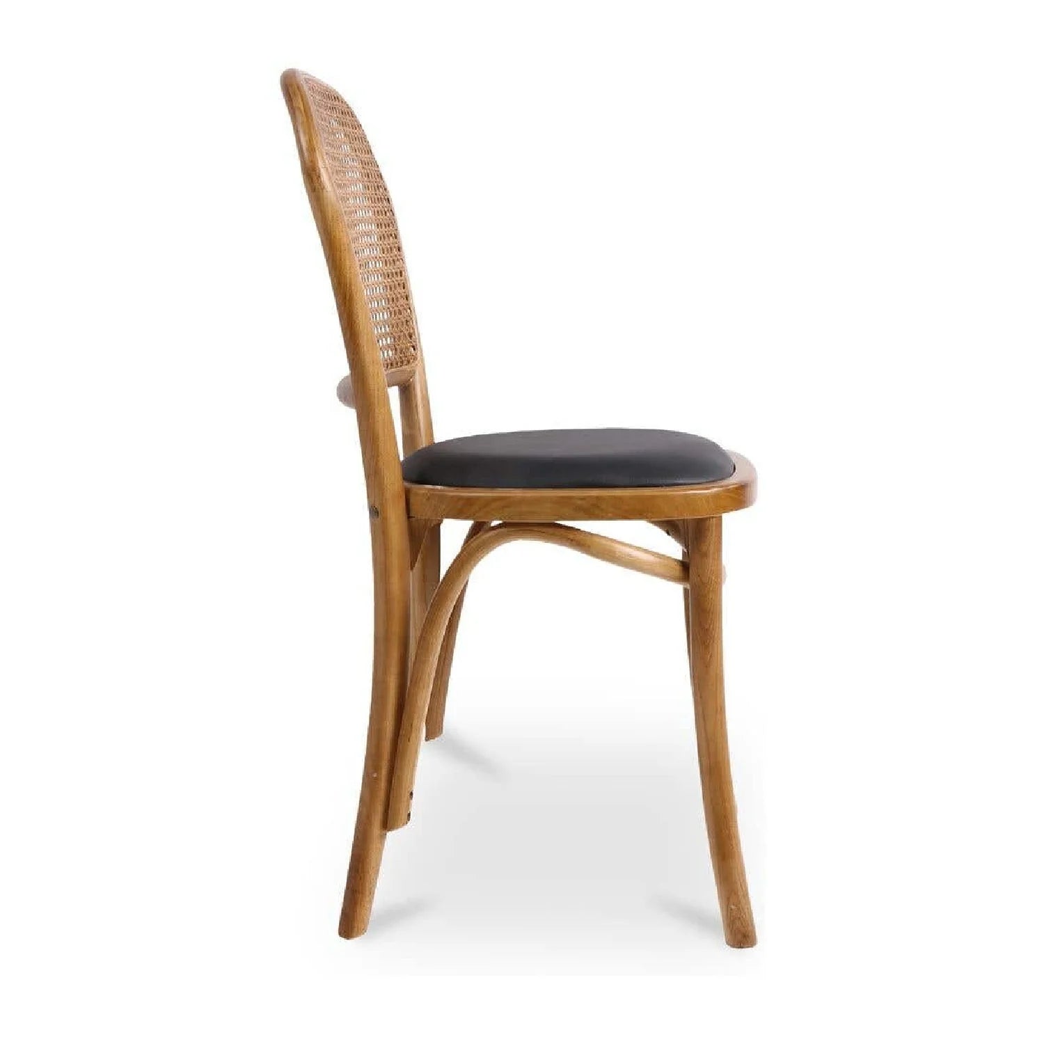 Luxury Elm Rattan Modern Dining Chair European Style for Villa