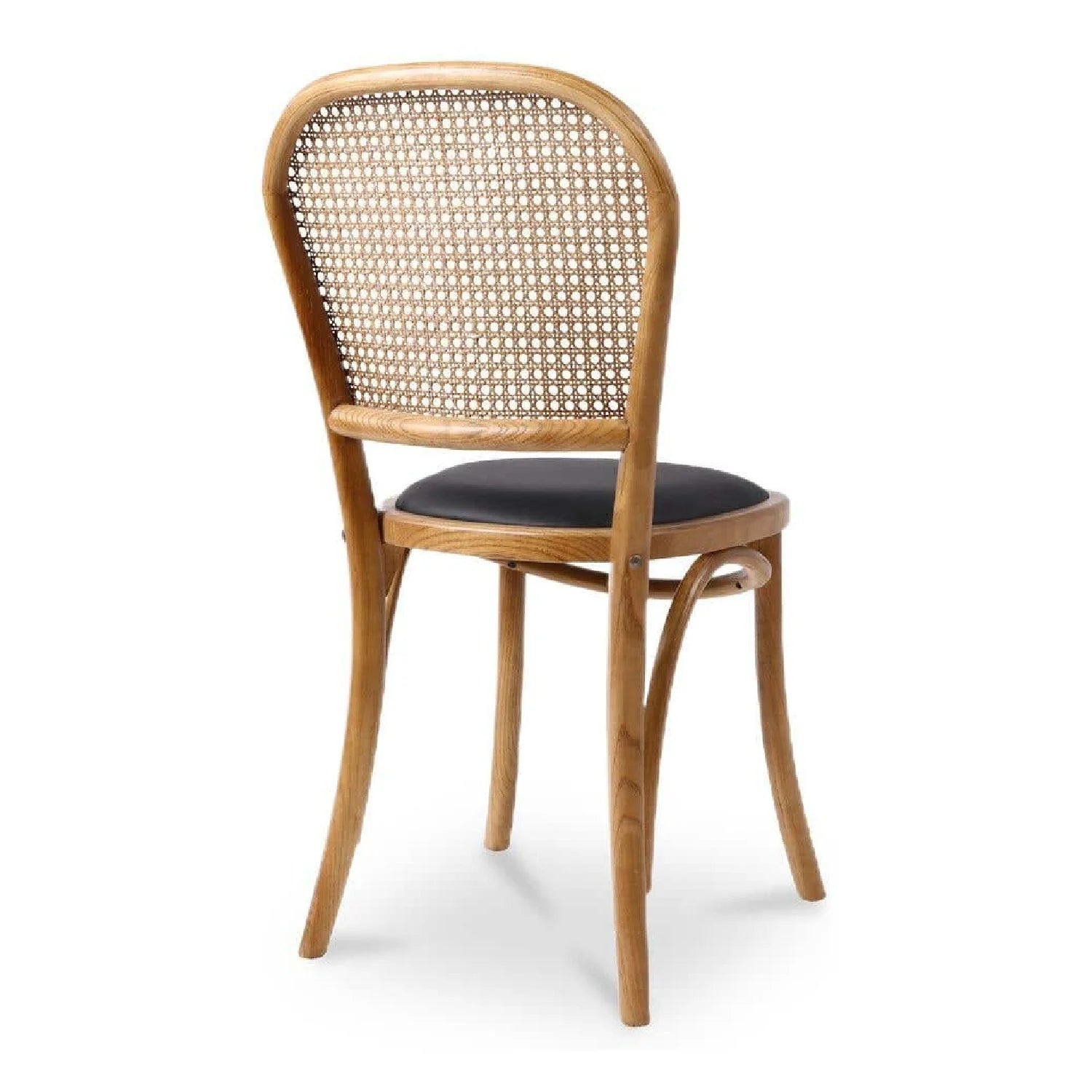 Luxury Elm Rattan Modern Dining Chair European Style for Villa