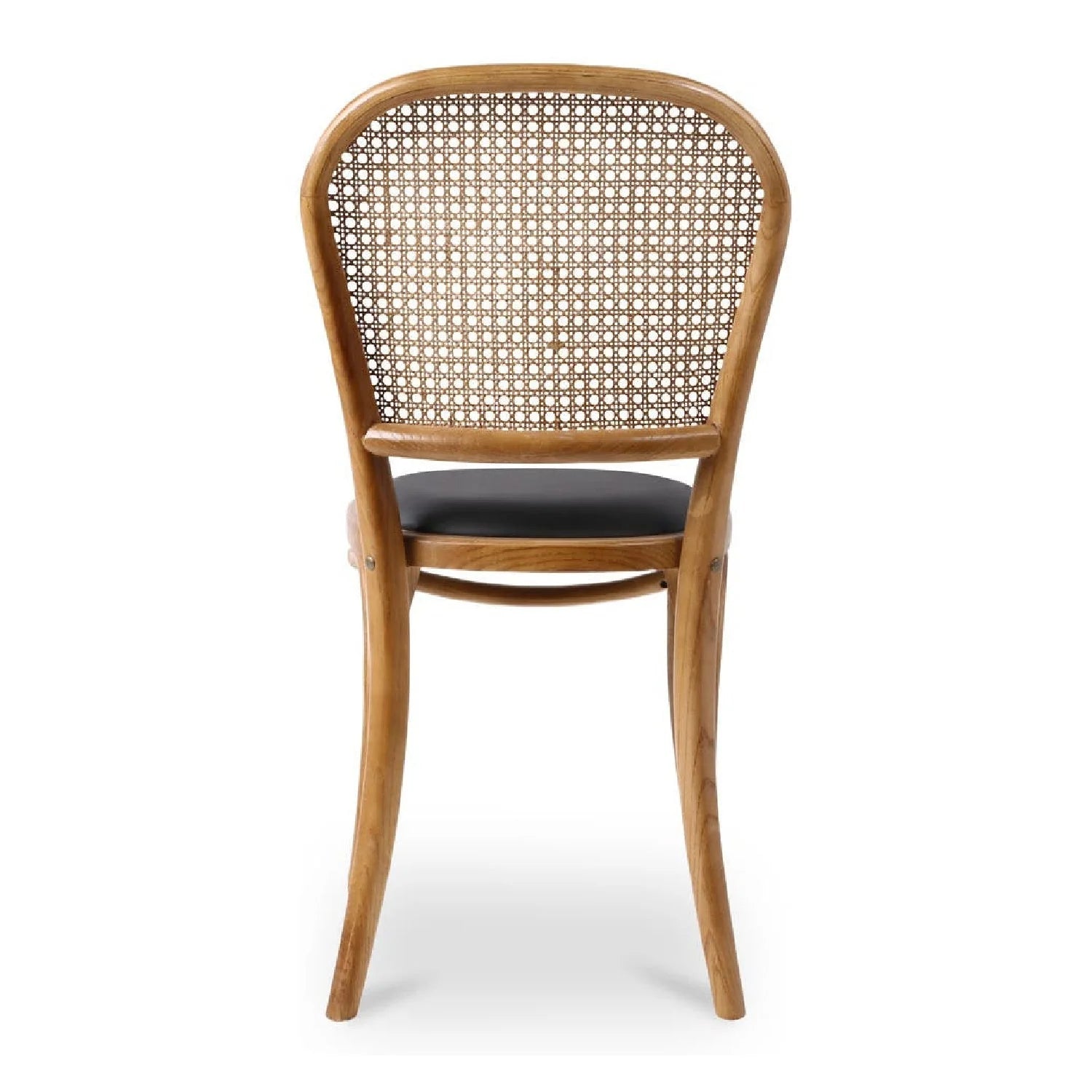 Luxury Elm Rattan Modern Dining Chair European Style for Villa