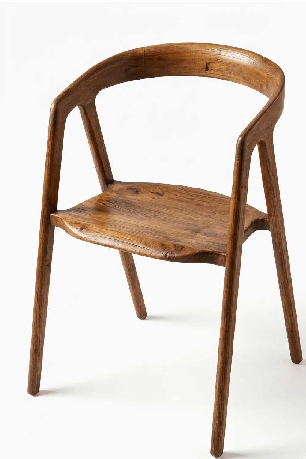 Luxury Elm Wood Modern Dining Chair European Style for Villa