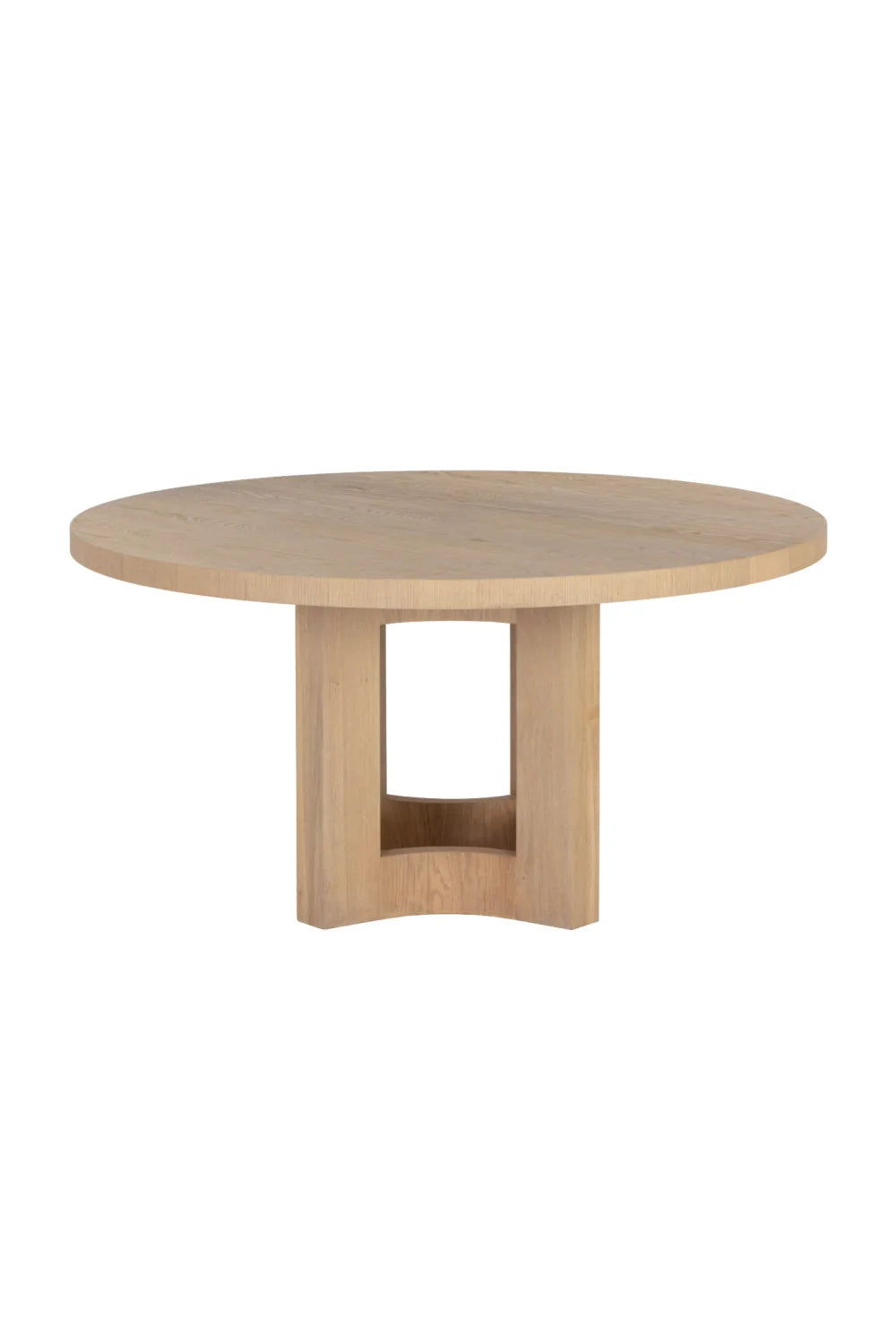 Luxury Elma Round Dining Table Modern Italian Style for Villa