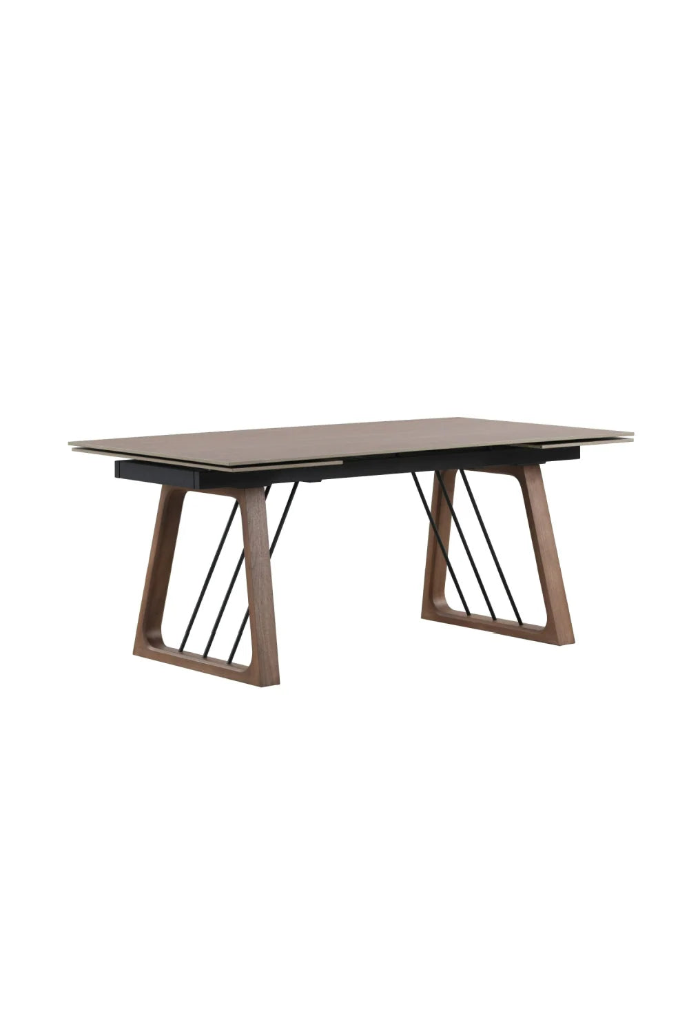 Luxury Emmond Ceramic Extendable Dining Table Modern Italian Style for Villa